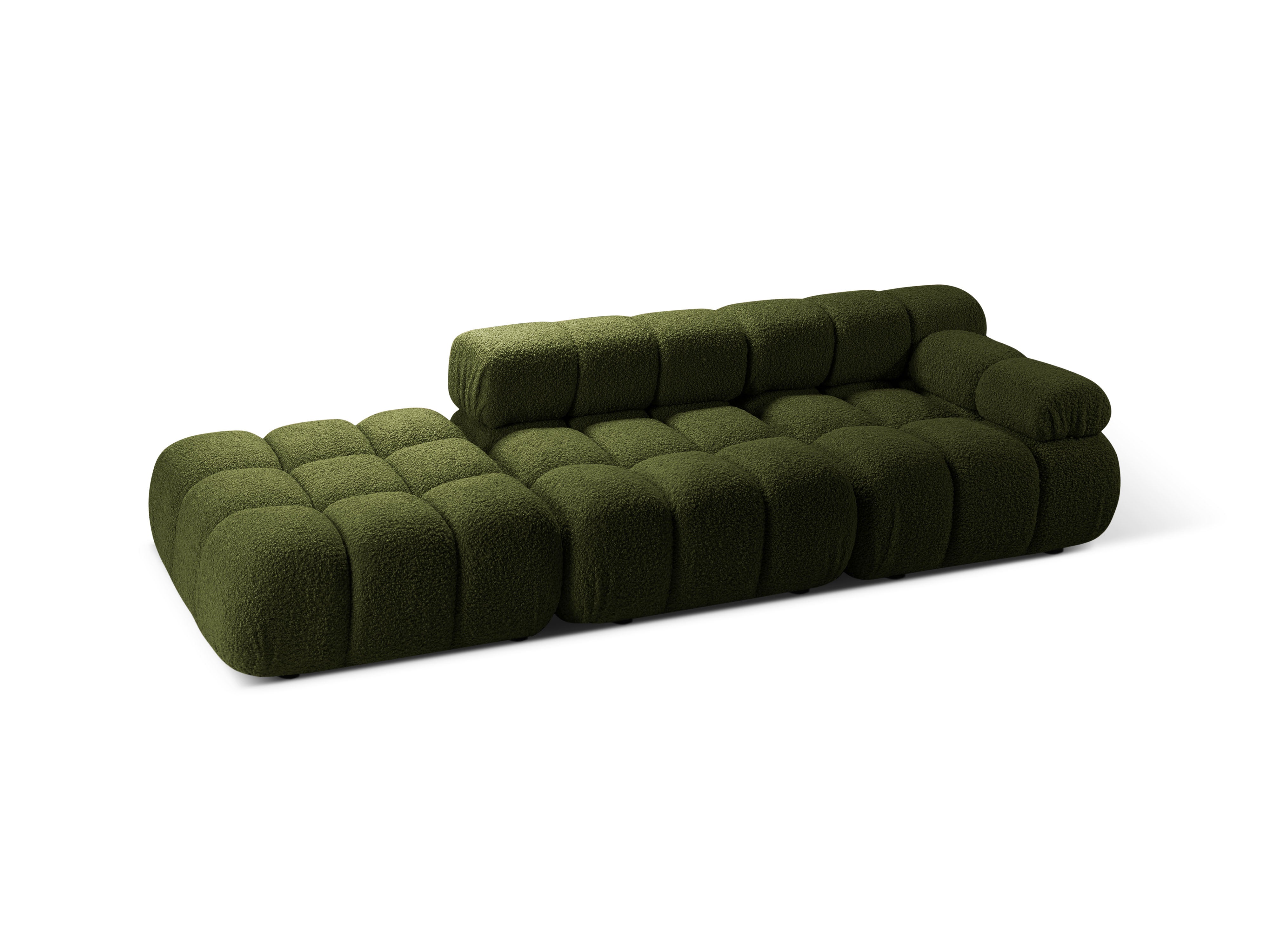 Modulaire open linker BELLIS bank in groene boucle