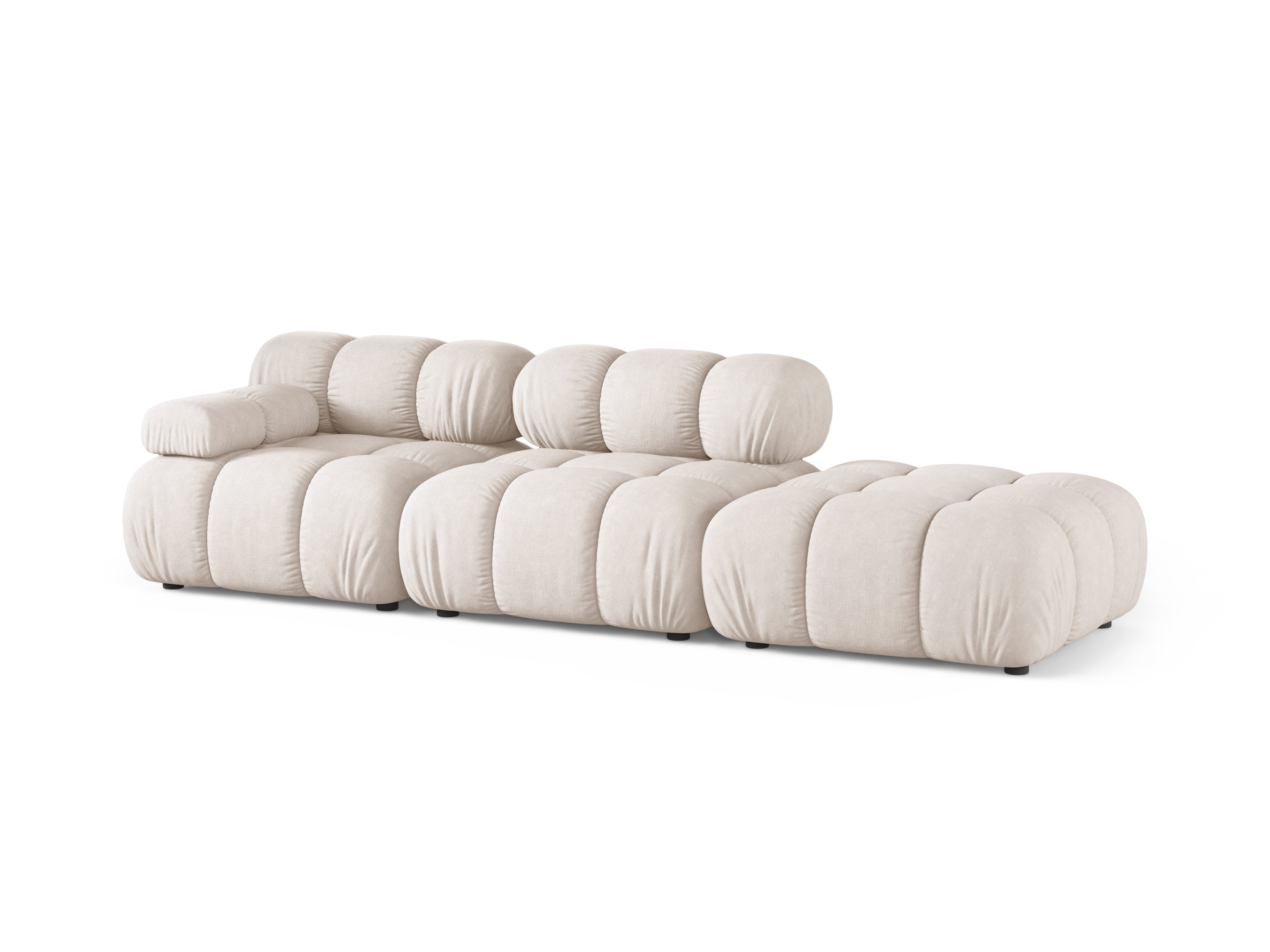 Modulaire open rechter BELLIS bank in beige