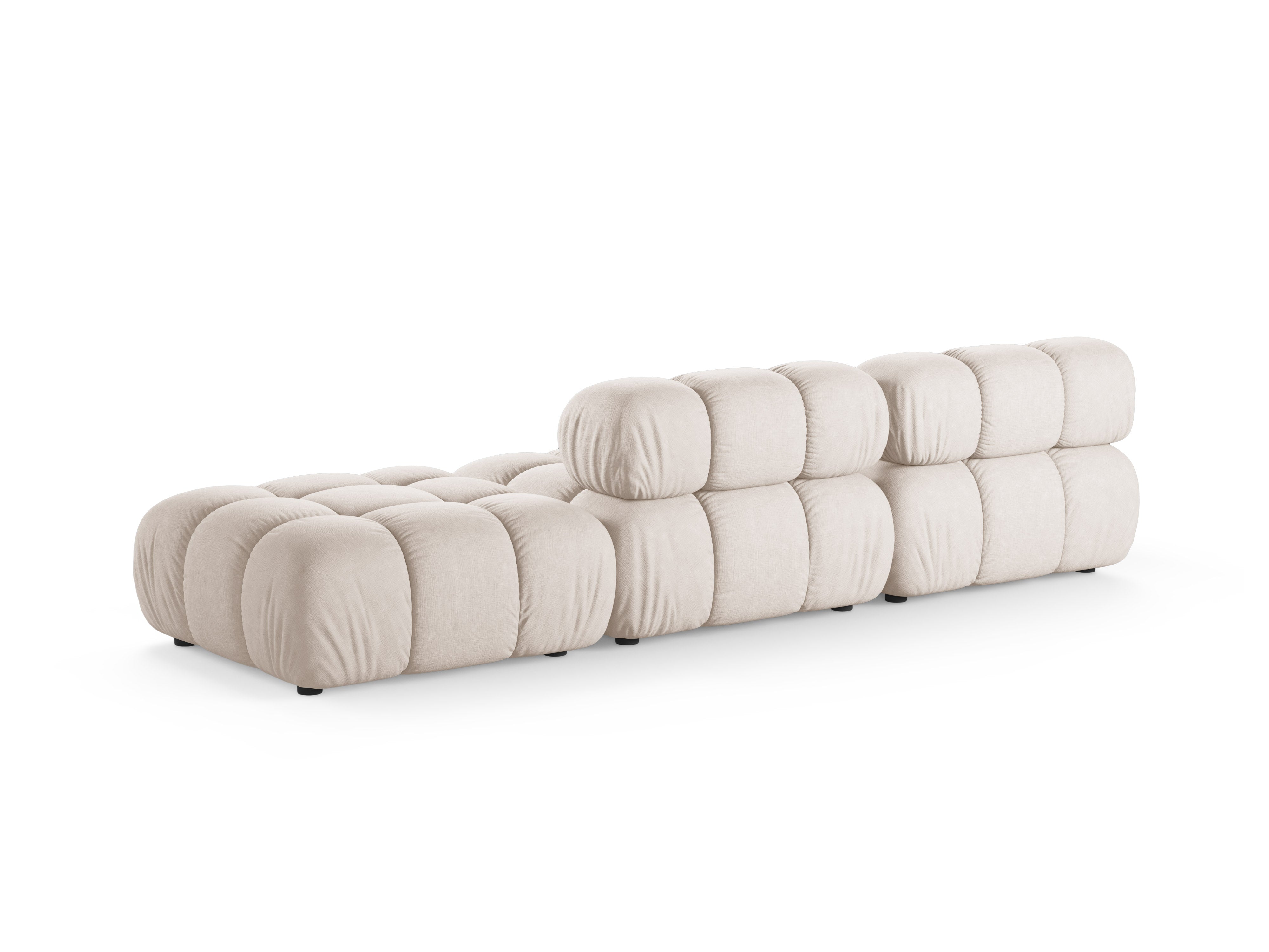 Modulaire open rechter BELLIS bank in beige