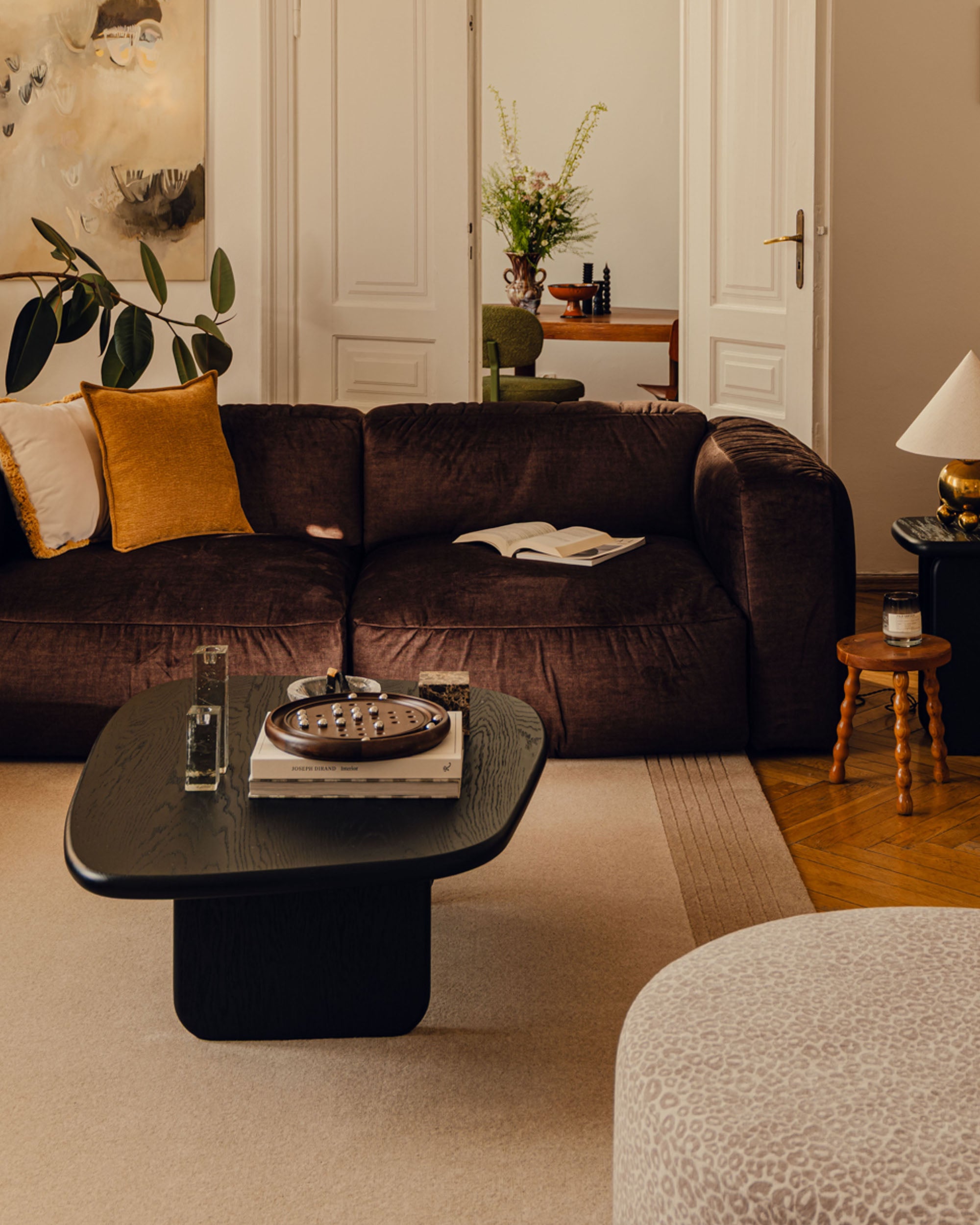 Salontafel LANA notenhout