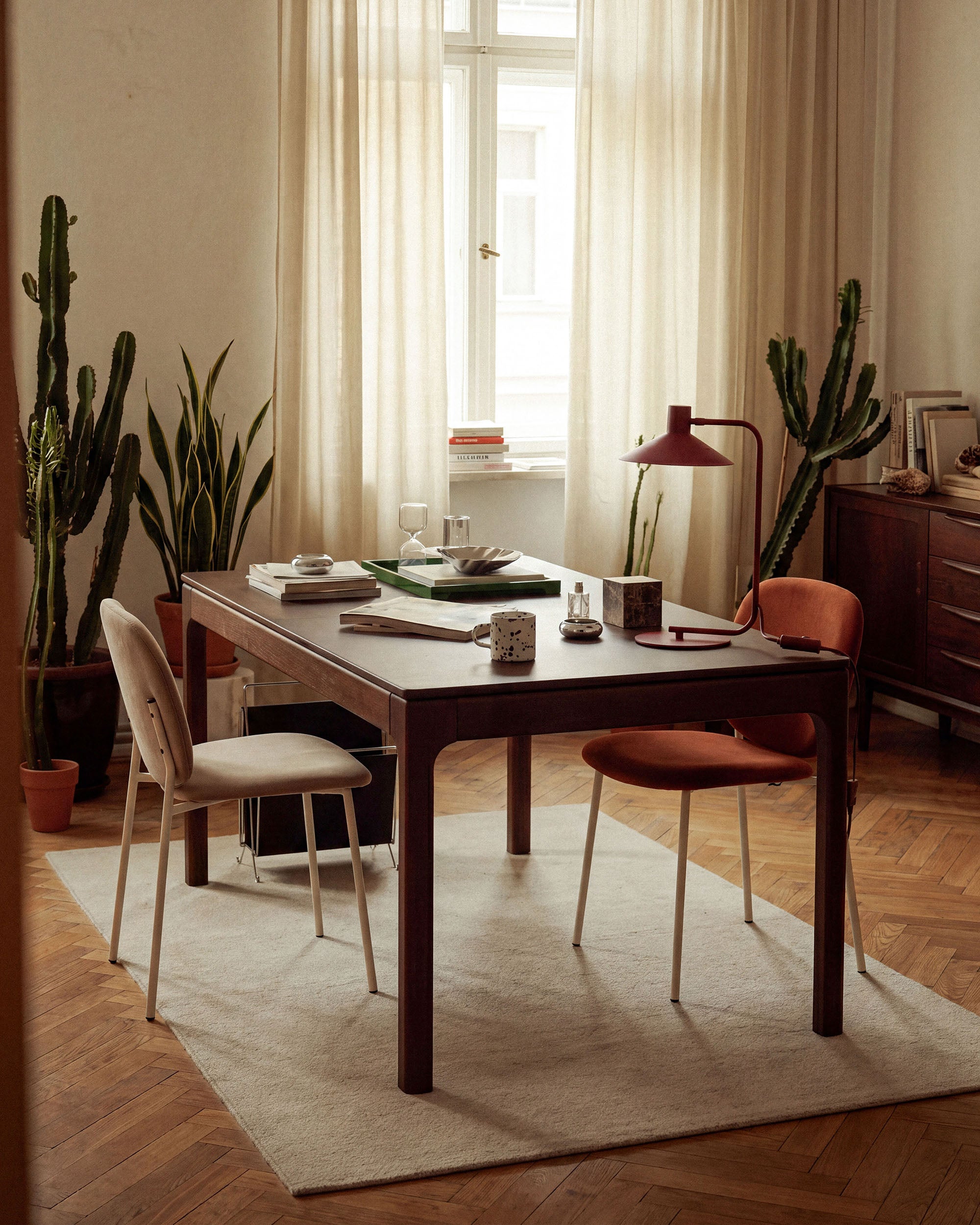 Uitschuifbare tafel GALA eikenfineer