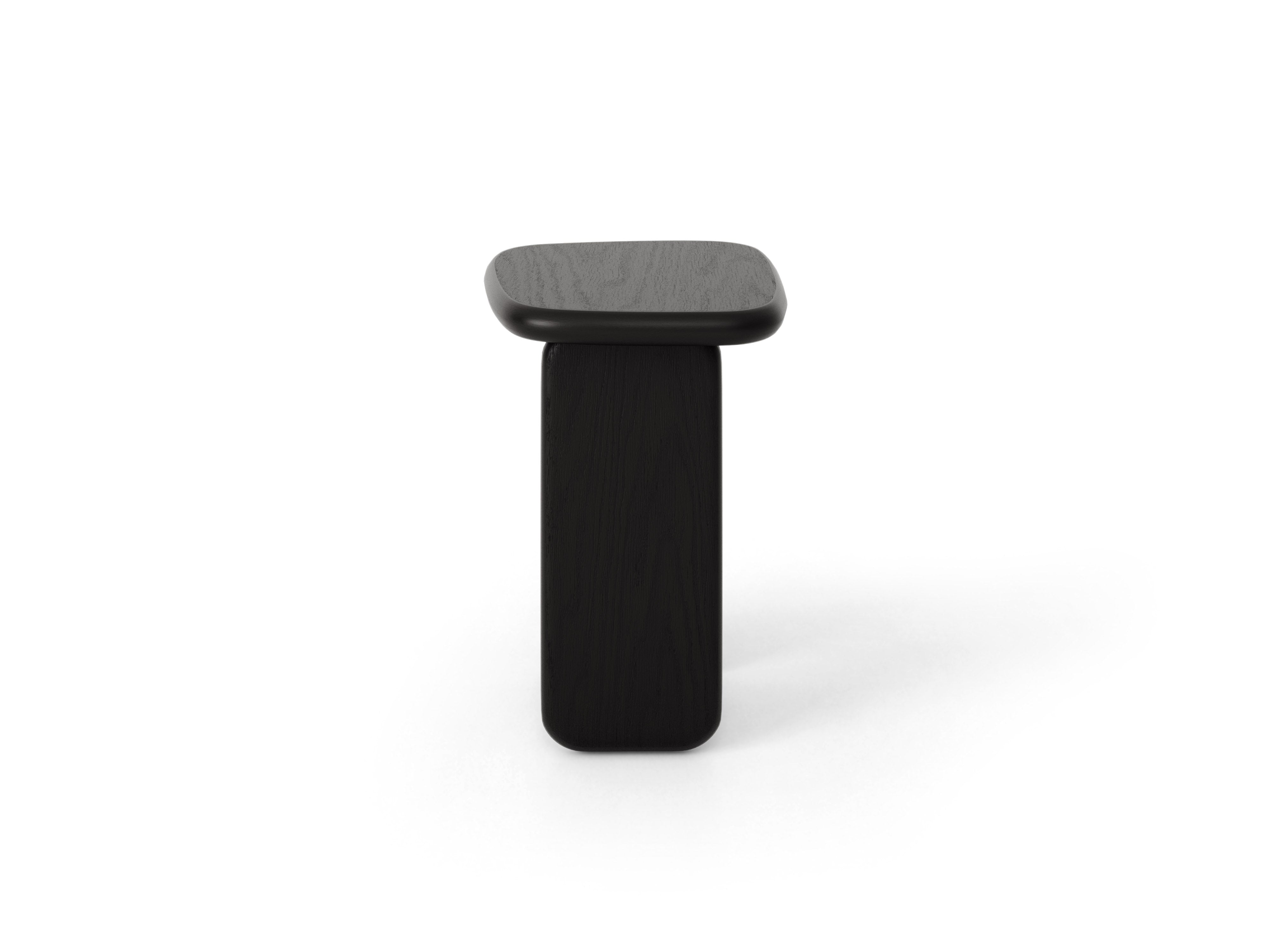 zijtafel LANA zwart eiken