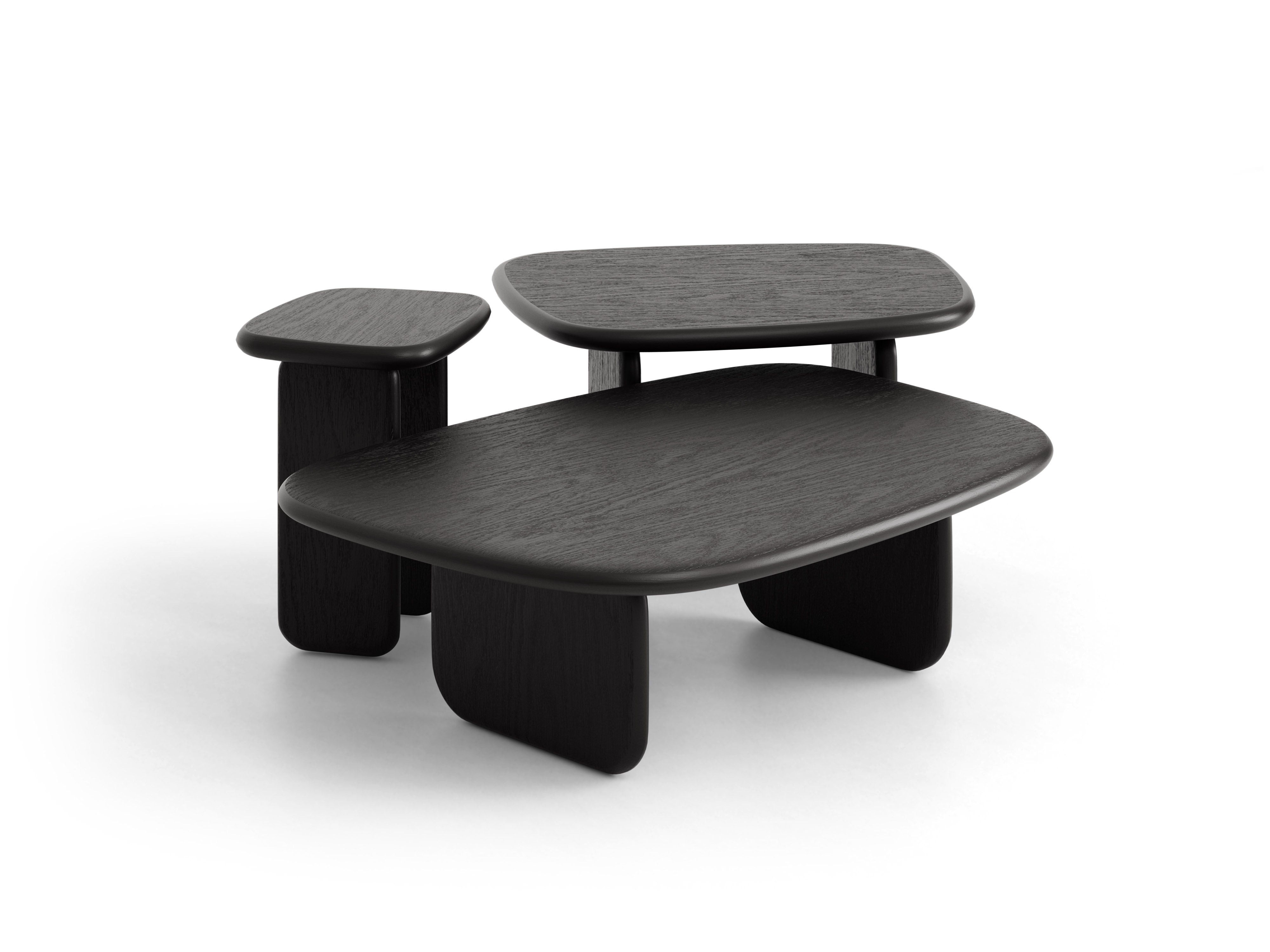Salontafel LANA zwart eiken