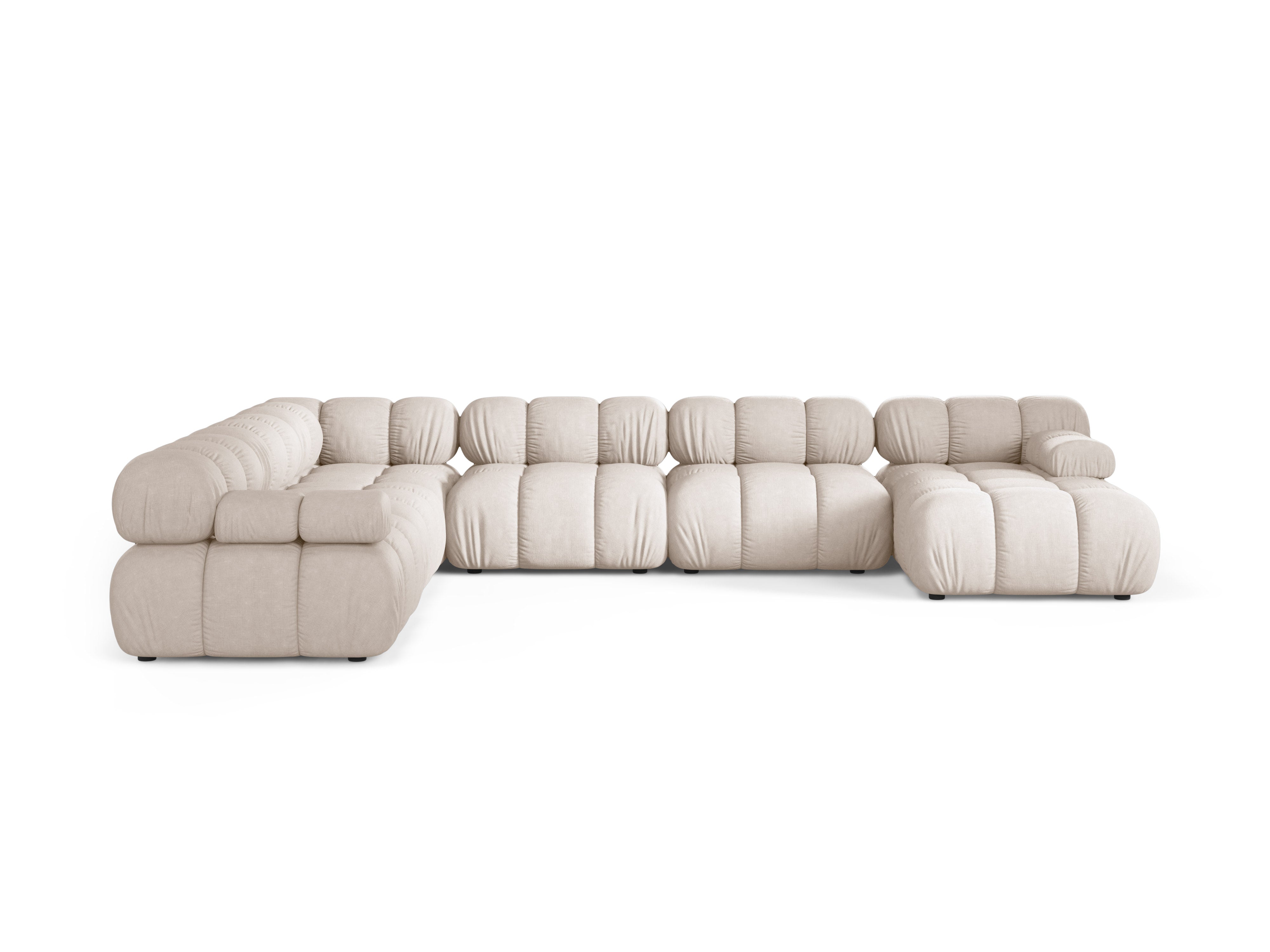 Panoramisch links hoekbank BELLIS beige