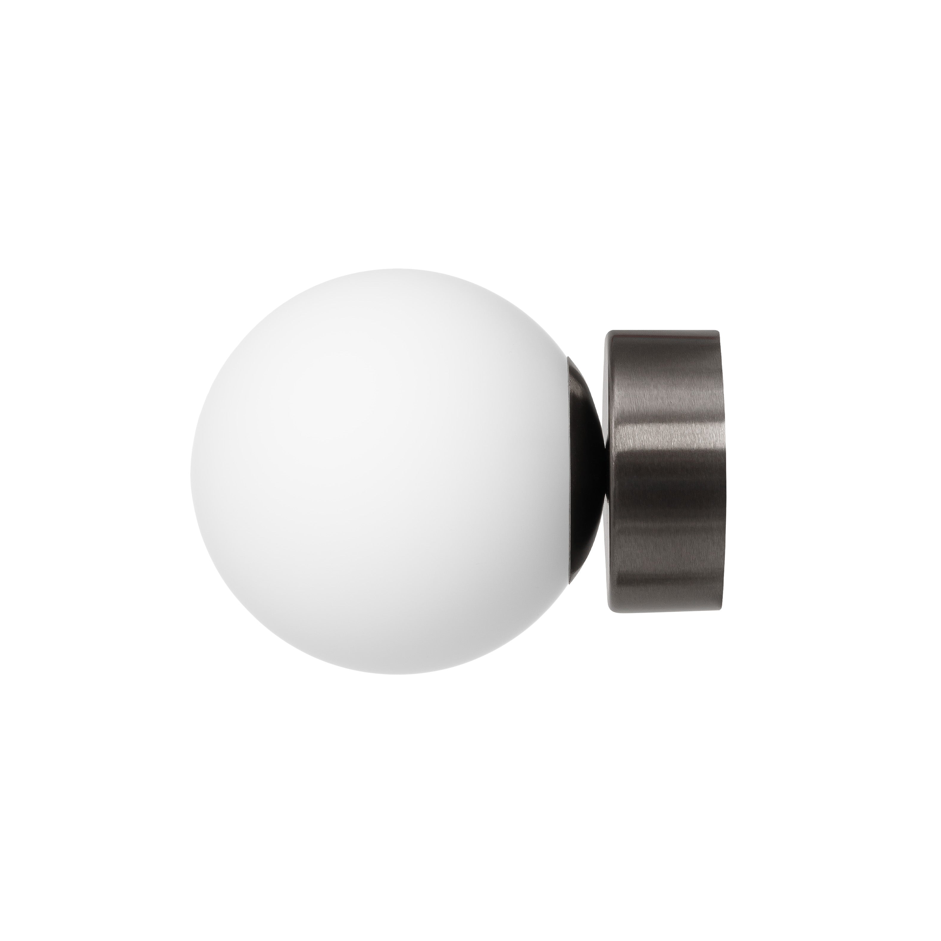 MIJA wall lamp brushed titanium