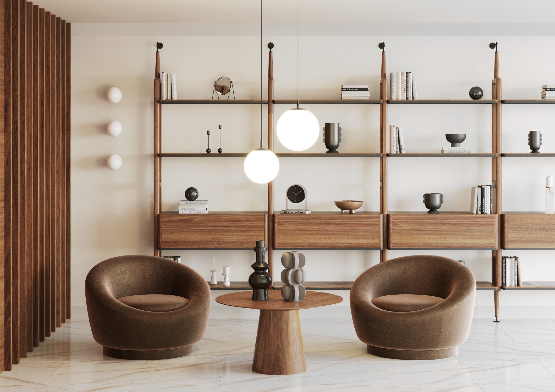 MIJA wall lamp brushed titanium