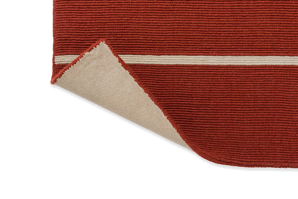 Wollen tapijt TIIBET beige-rood