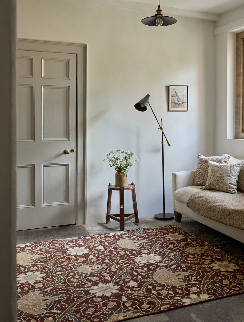 Dywan MONTREAL RUSSET bordowo-beżowy