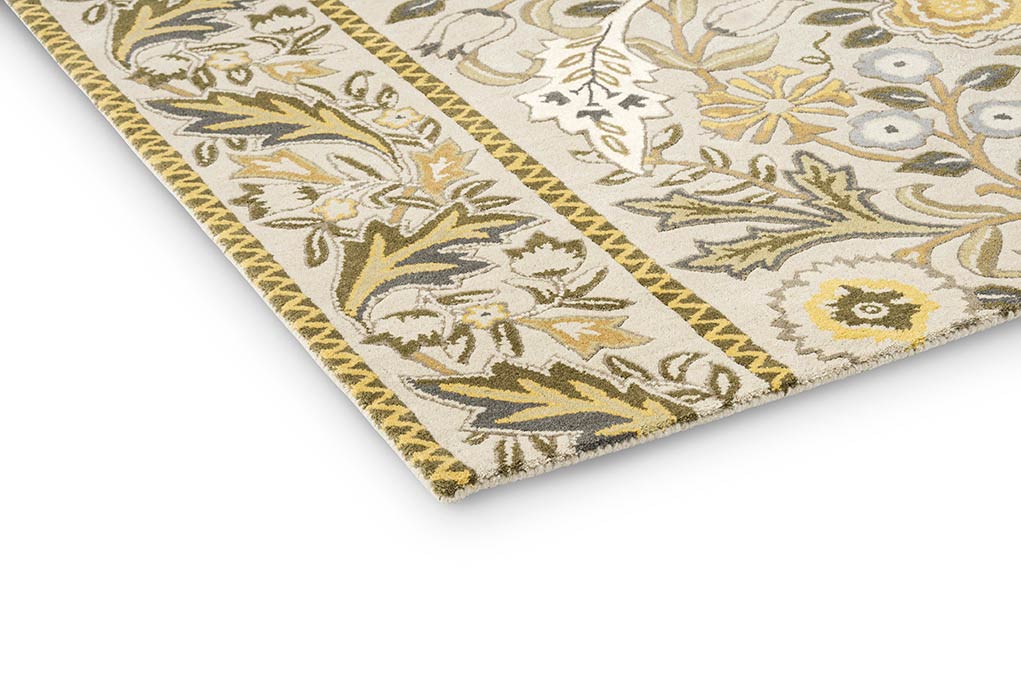 Teppich WILHELMINA LEINEN SENF beige 