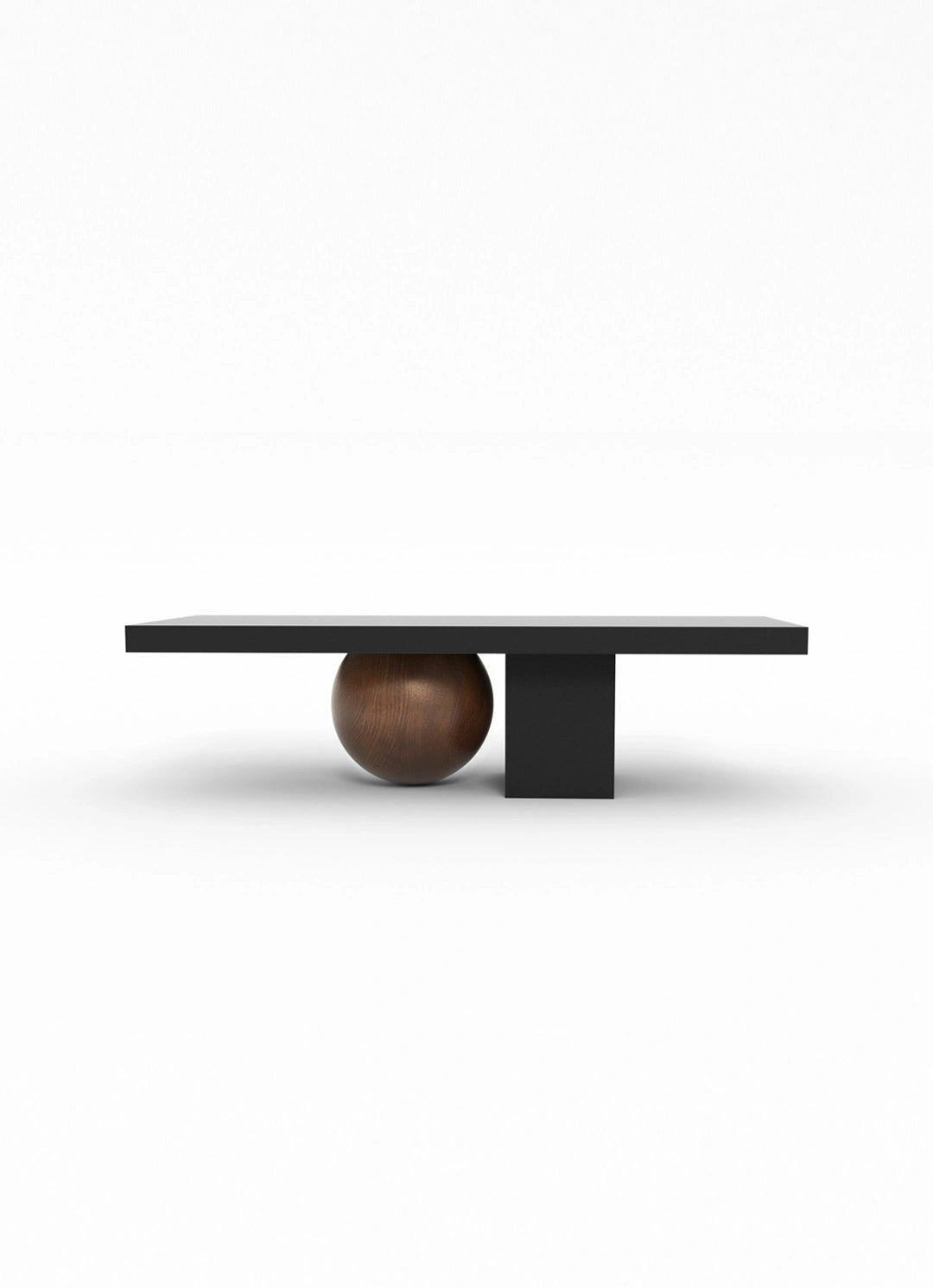Koffietafel MOORT staal en hout