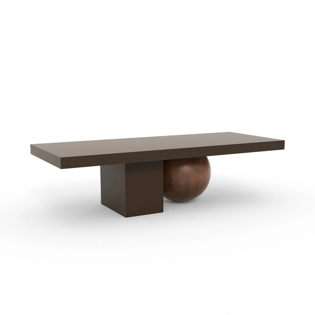 Koffietafel MOORT staal en hout