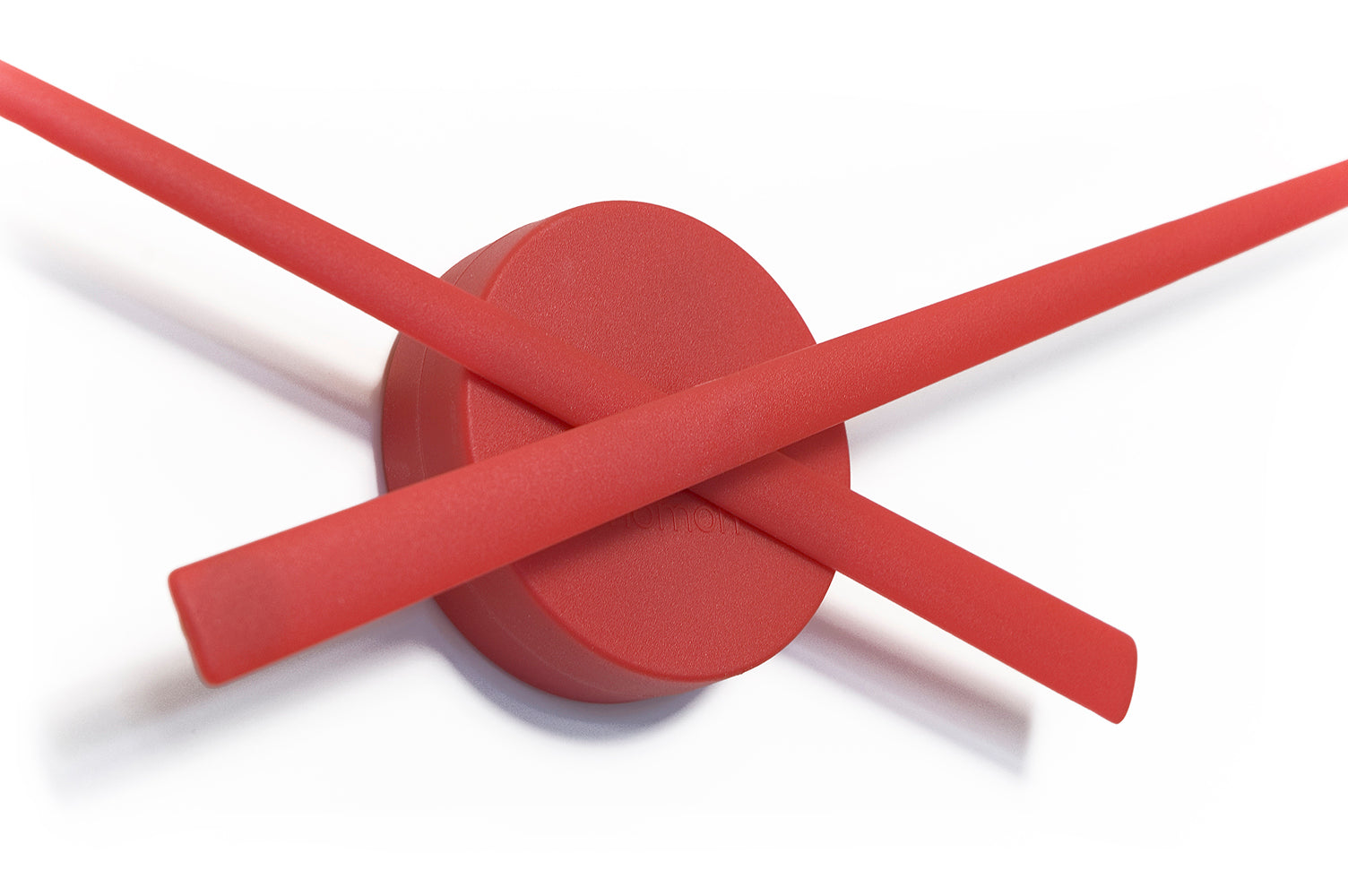 Wandklok OJ MINI rood