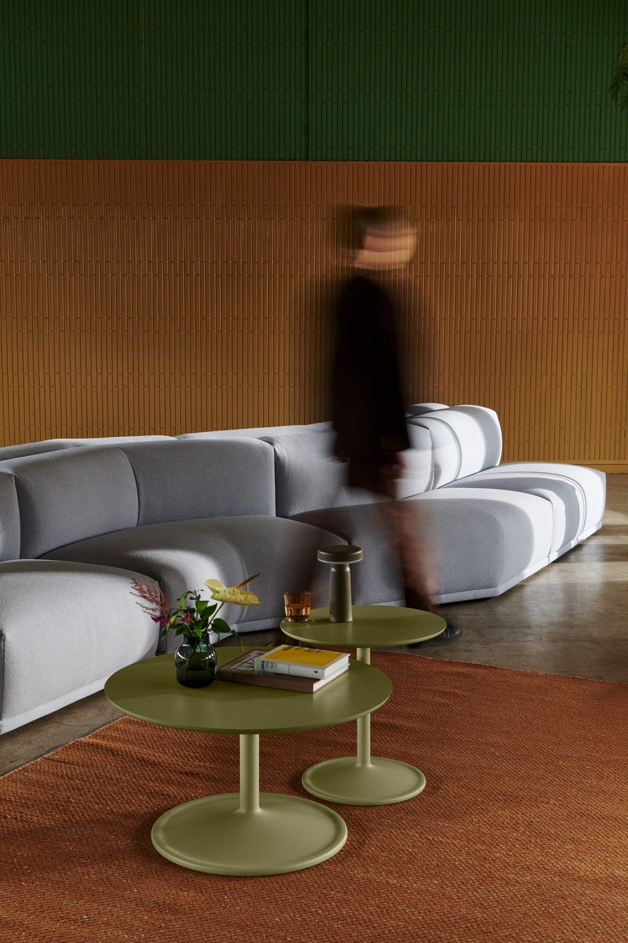 Zijtafel SOFT beige-groen