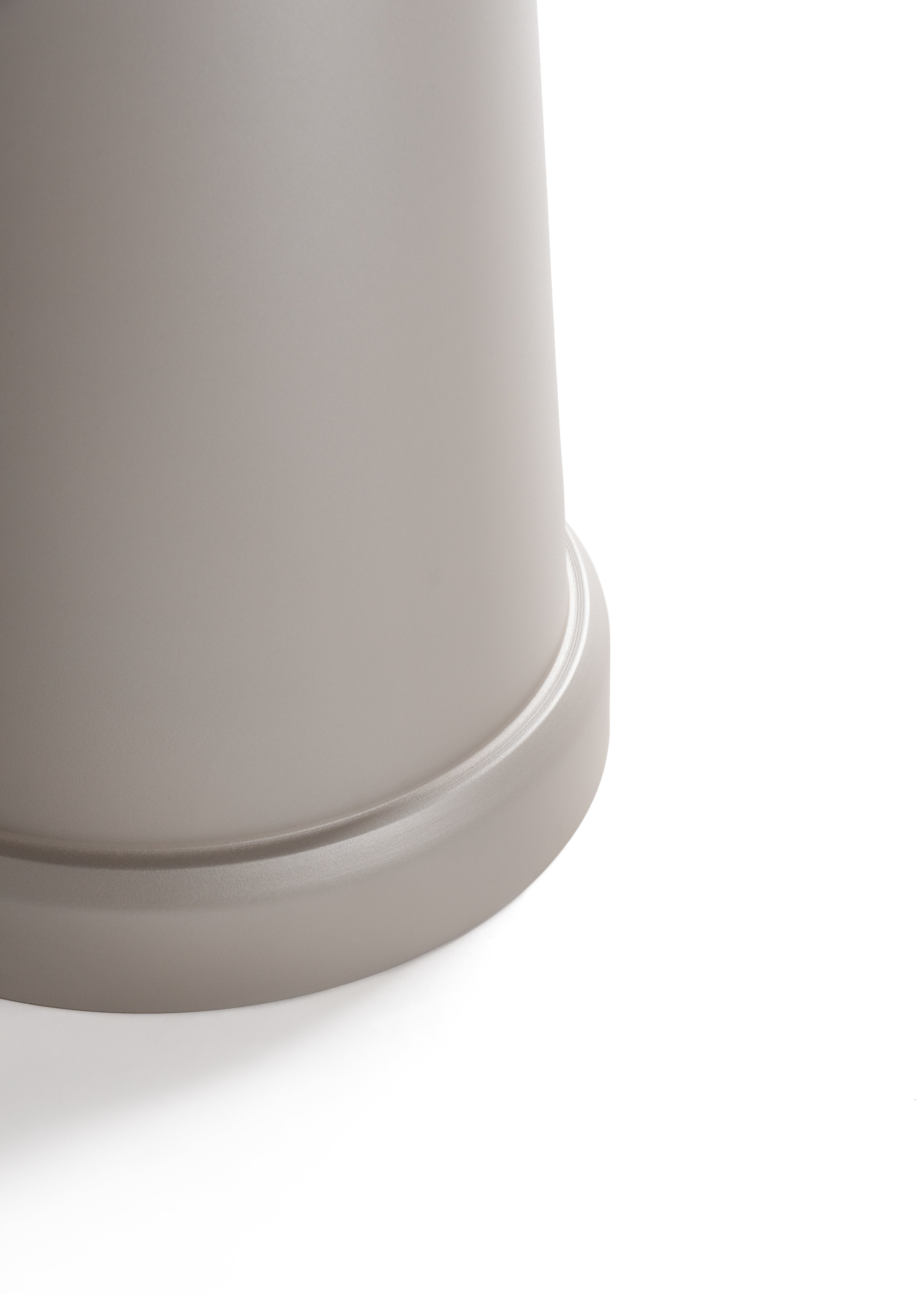 ALL-ROUND runder Tisch grau