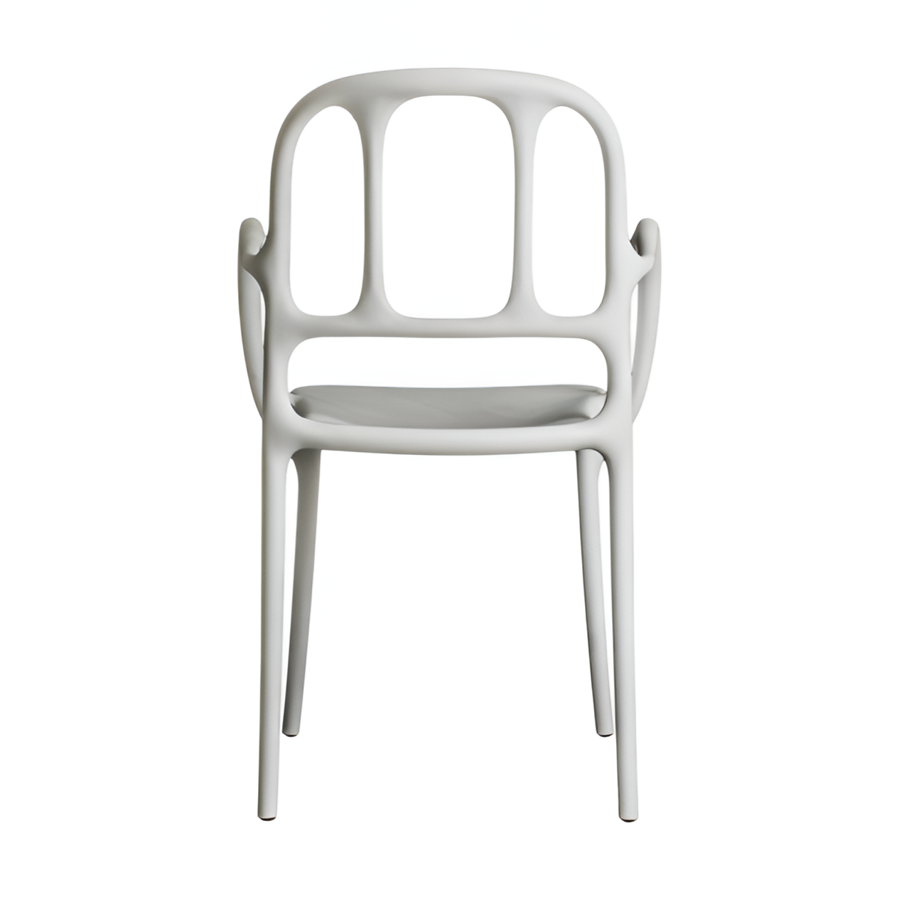 Krzesło zewnętrzne MILA biały
