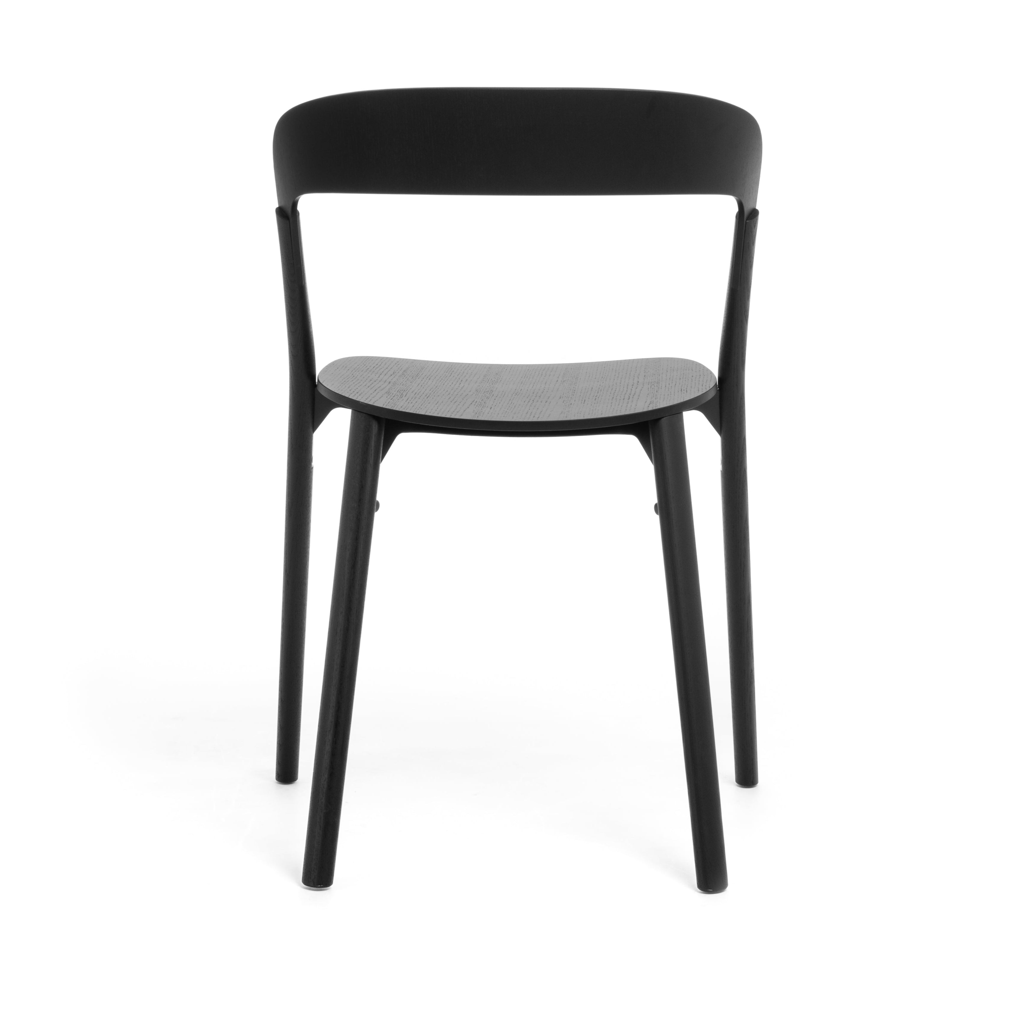 PILA Stuhl aus schwarzem Eschenholz