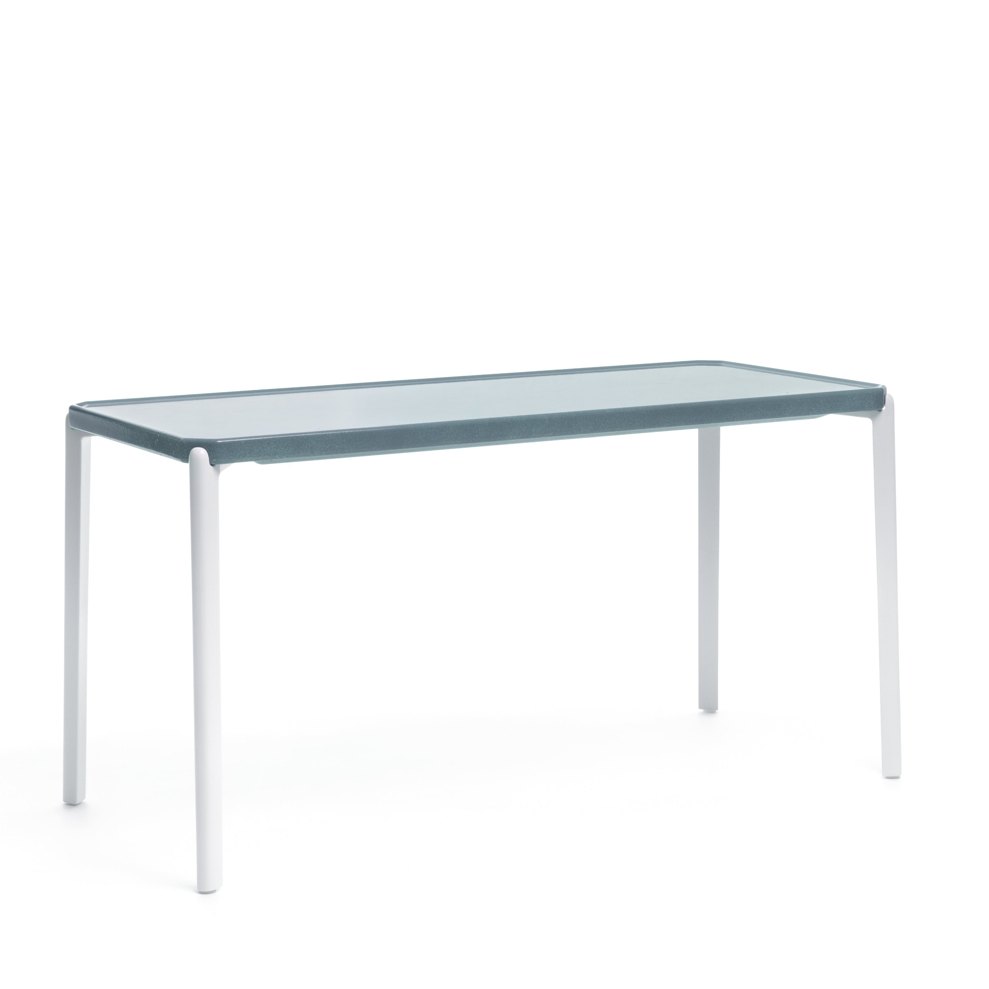 TAMBOUR blue concrete coffee table