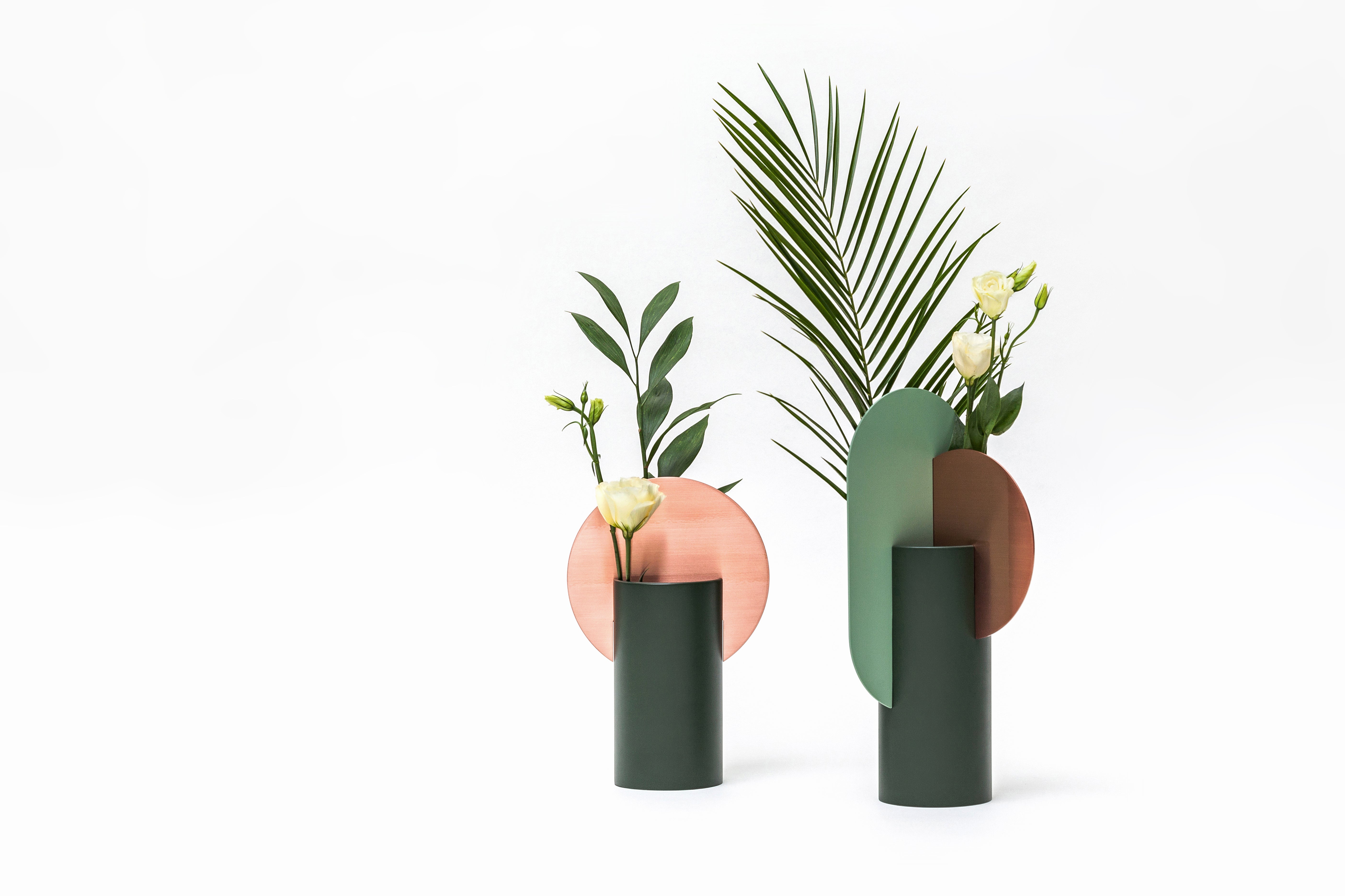 YERMILOV vase green with copper