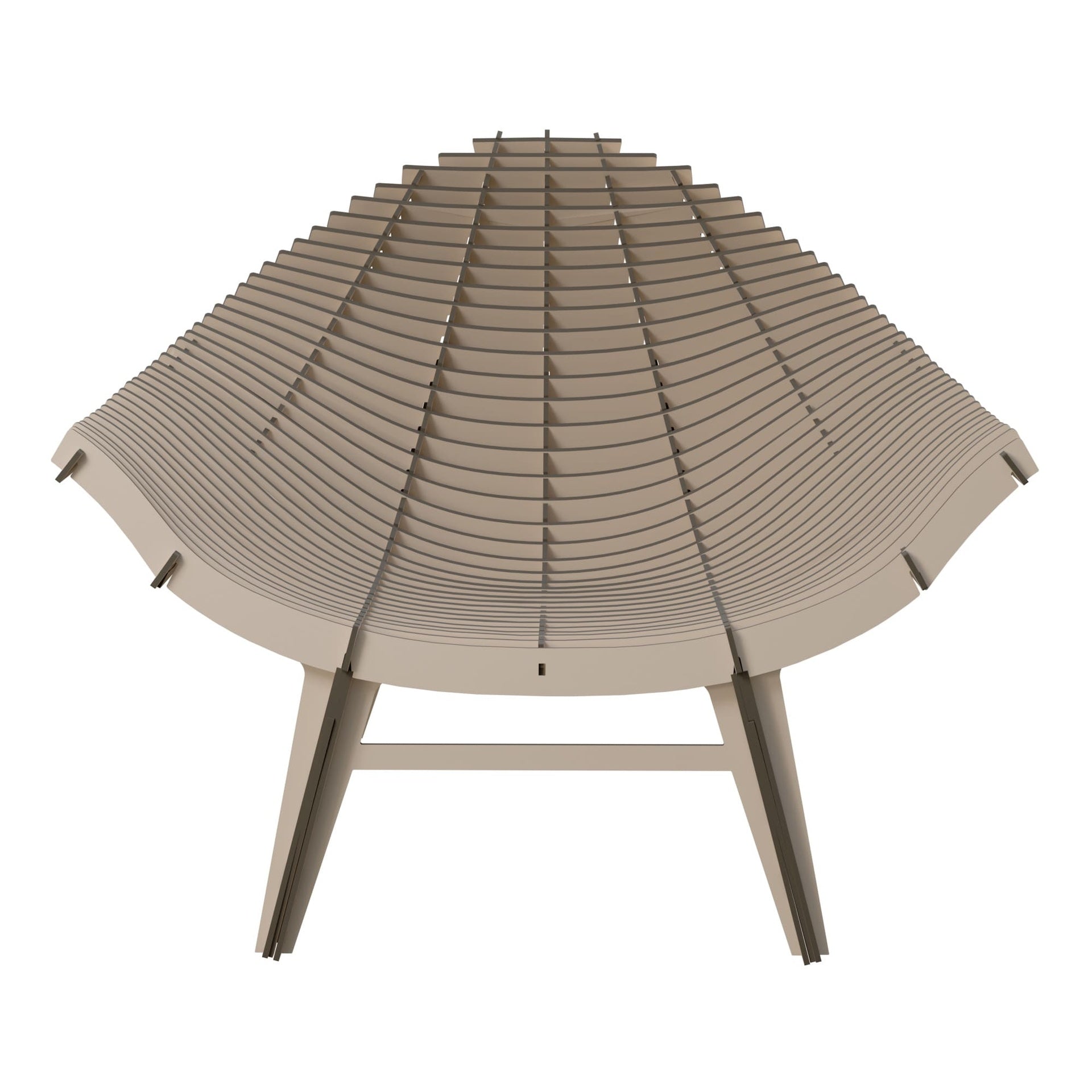 Buitenstoel MANTA beige