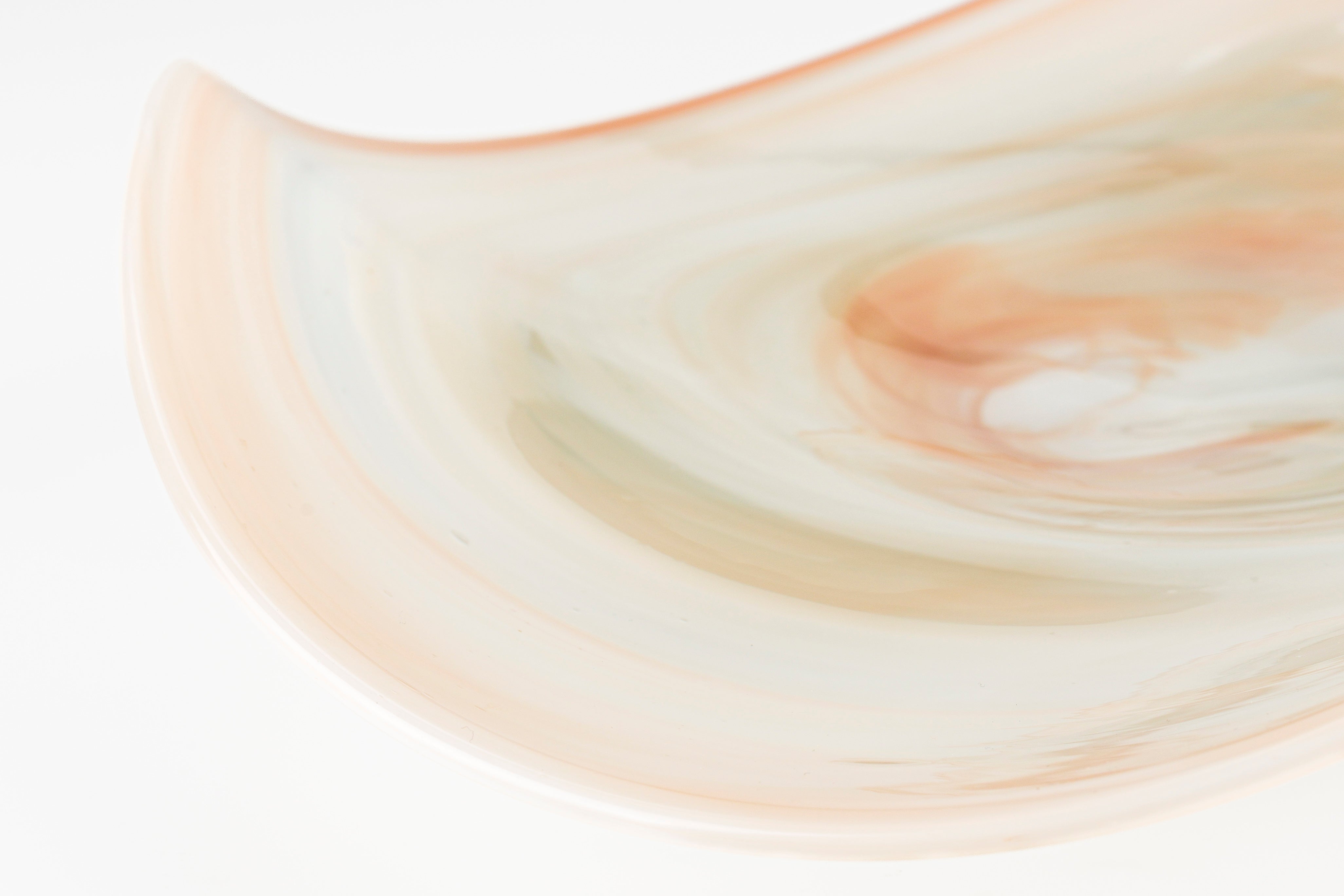 Misa aus Glas MARIA weiß mit Rosa