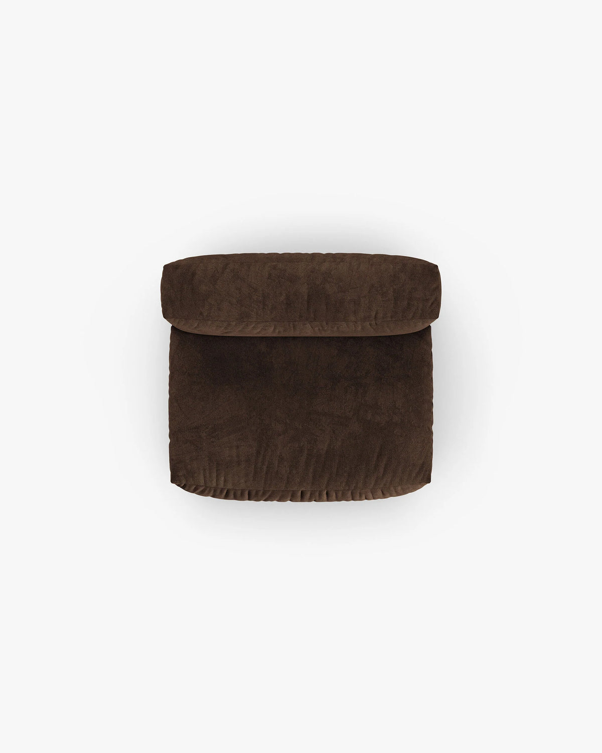 Velvet modulaire bank MARTINA XL - middenmodule chocolade