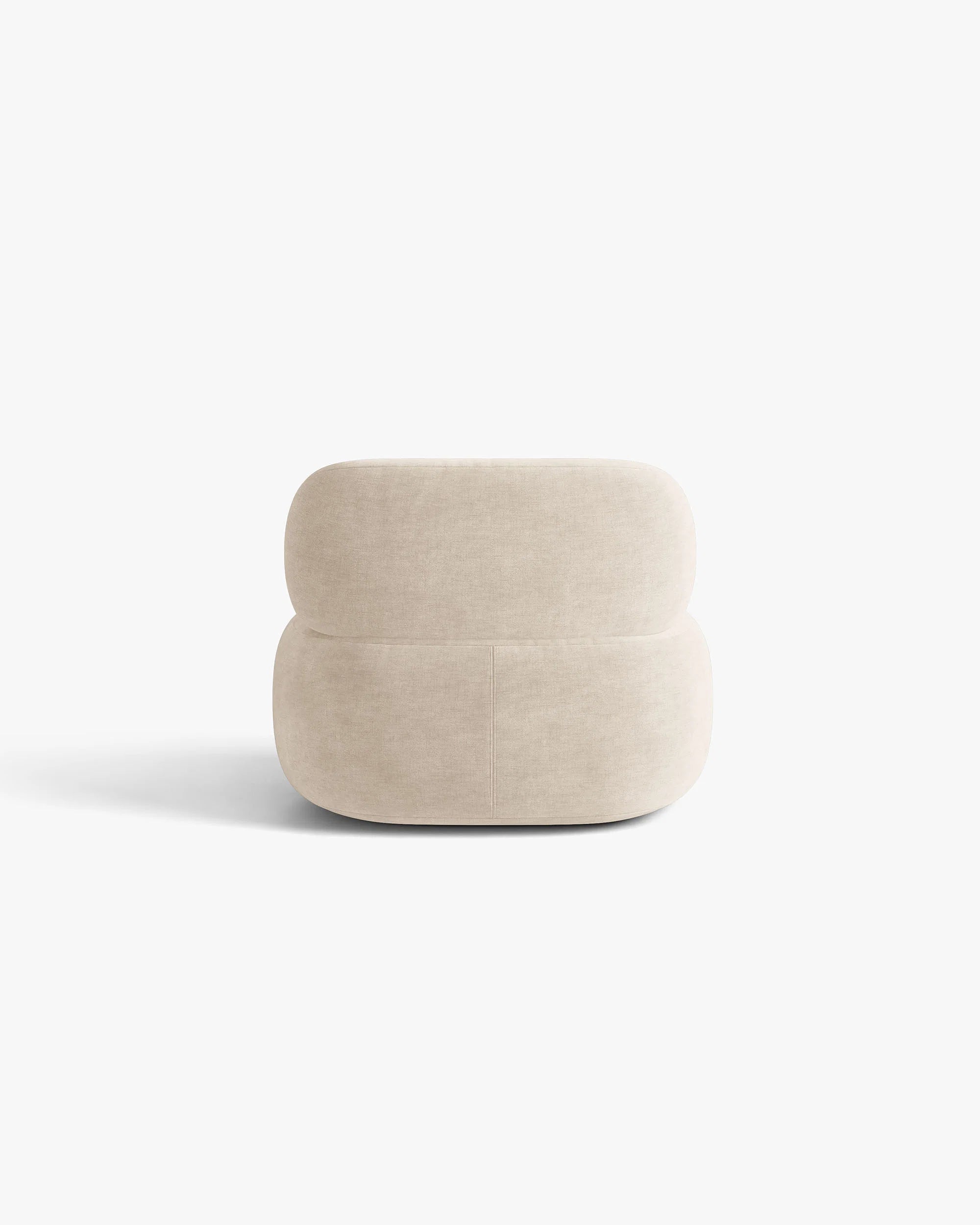 Fauteuil AURA lichtbeige chenille