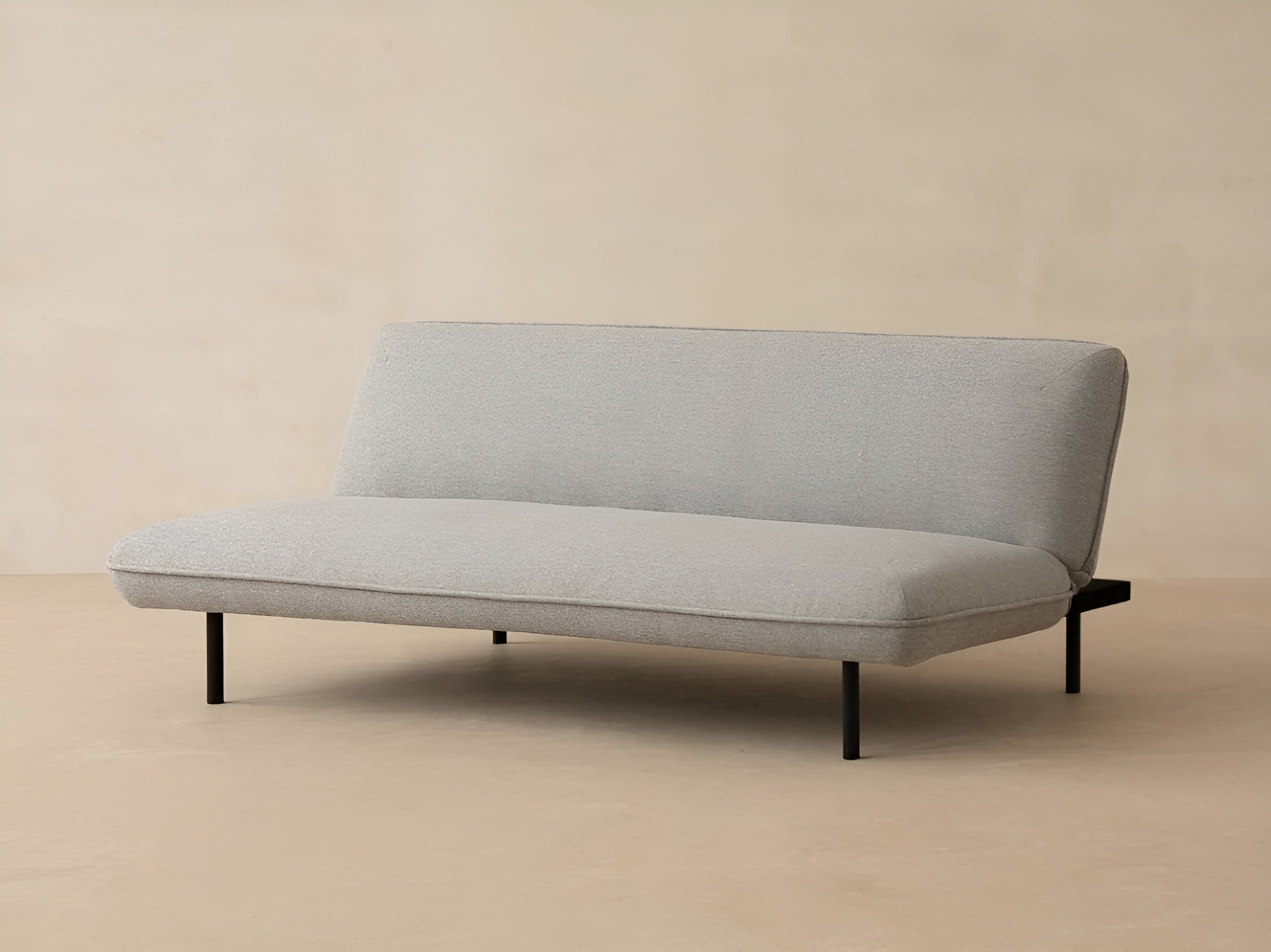 VALLS Sofa with Sleeping Function Gray Chenille