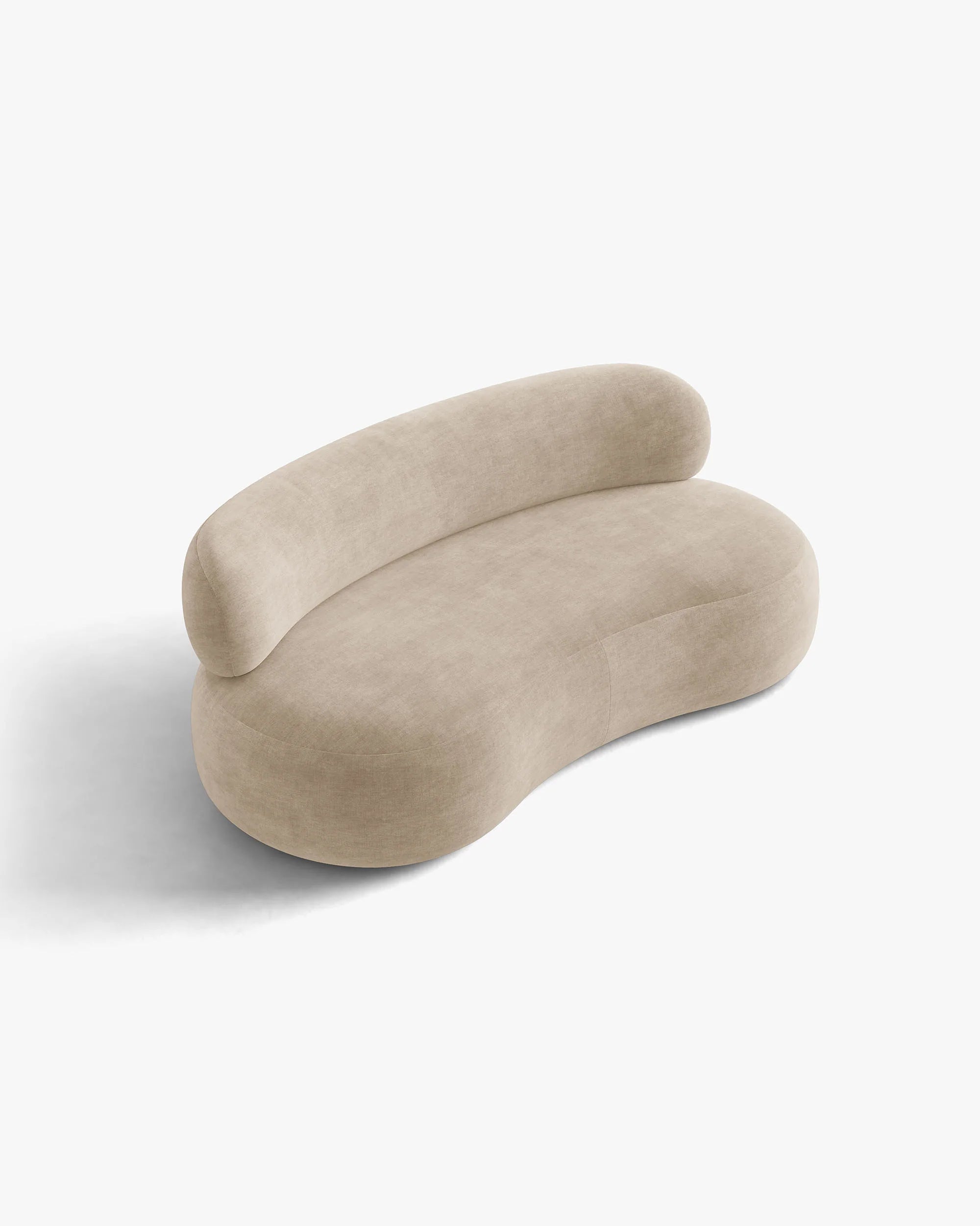 Sofa 3-zits AURA beige chenille