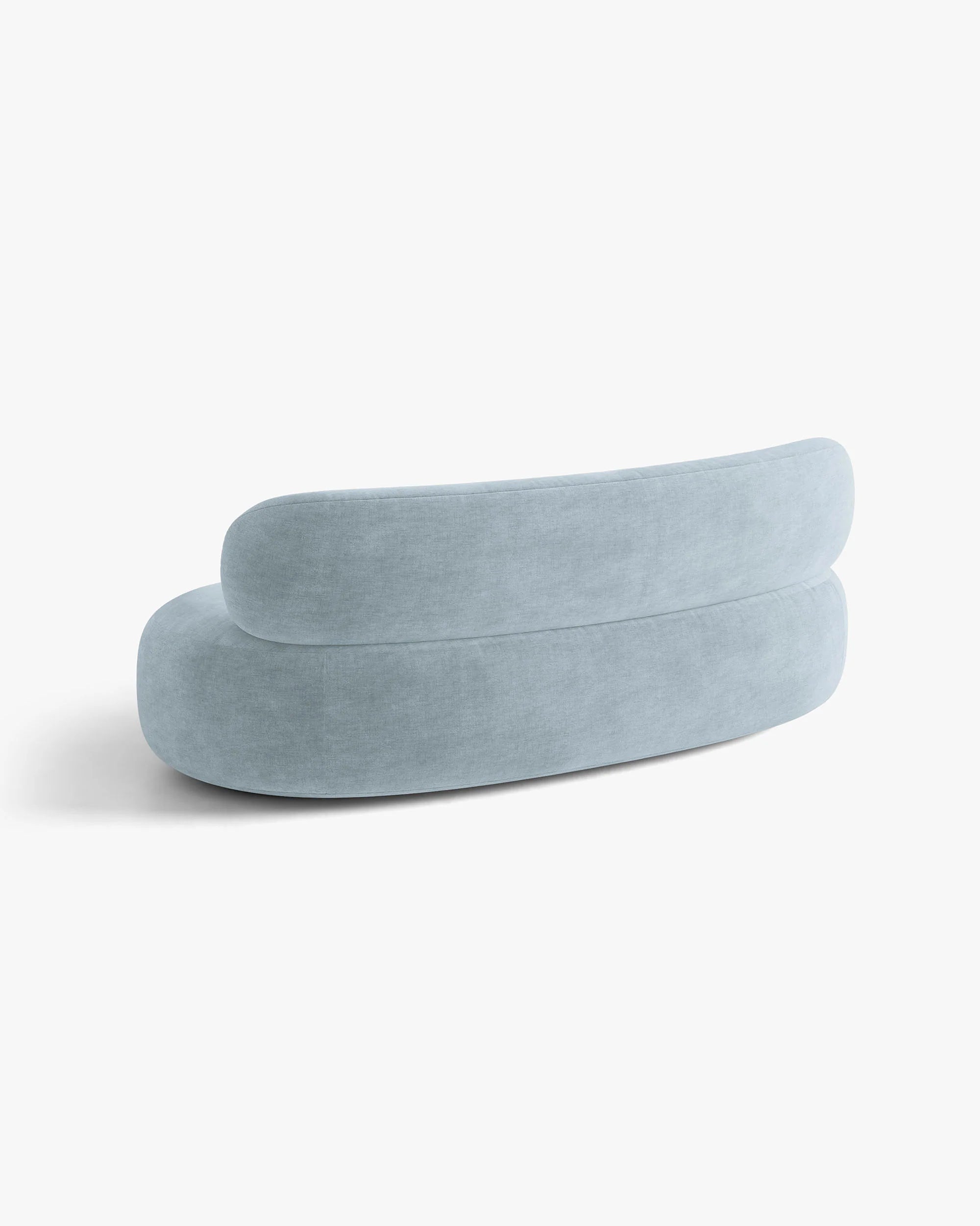 Sofa 3-zits AURA pastelblauw chenille