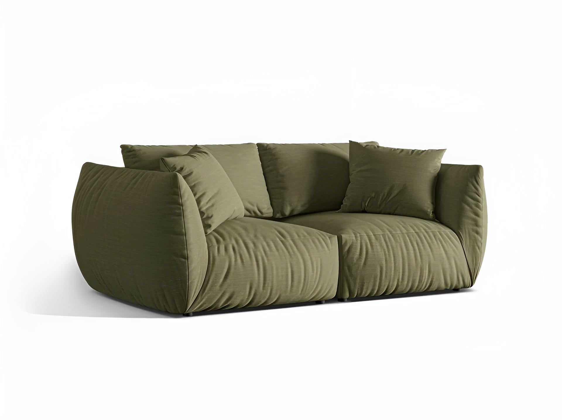 3-seater Sofa CHRIS light green chenille