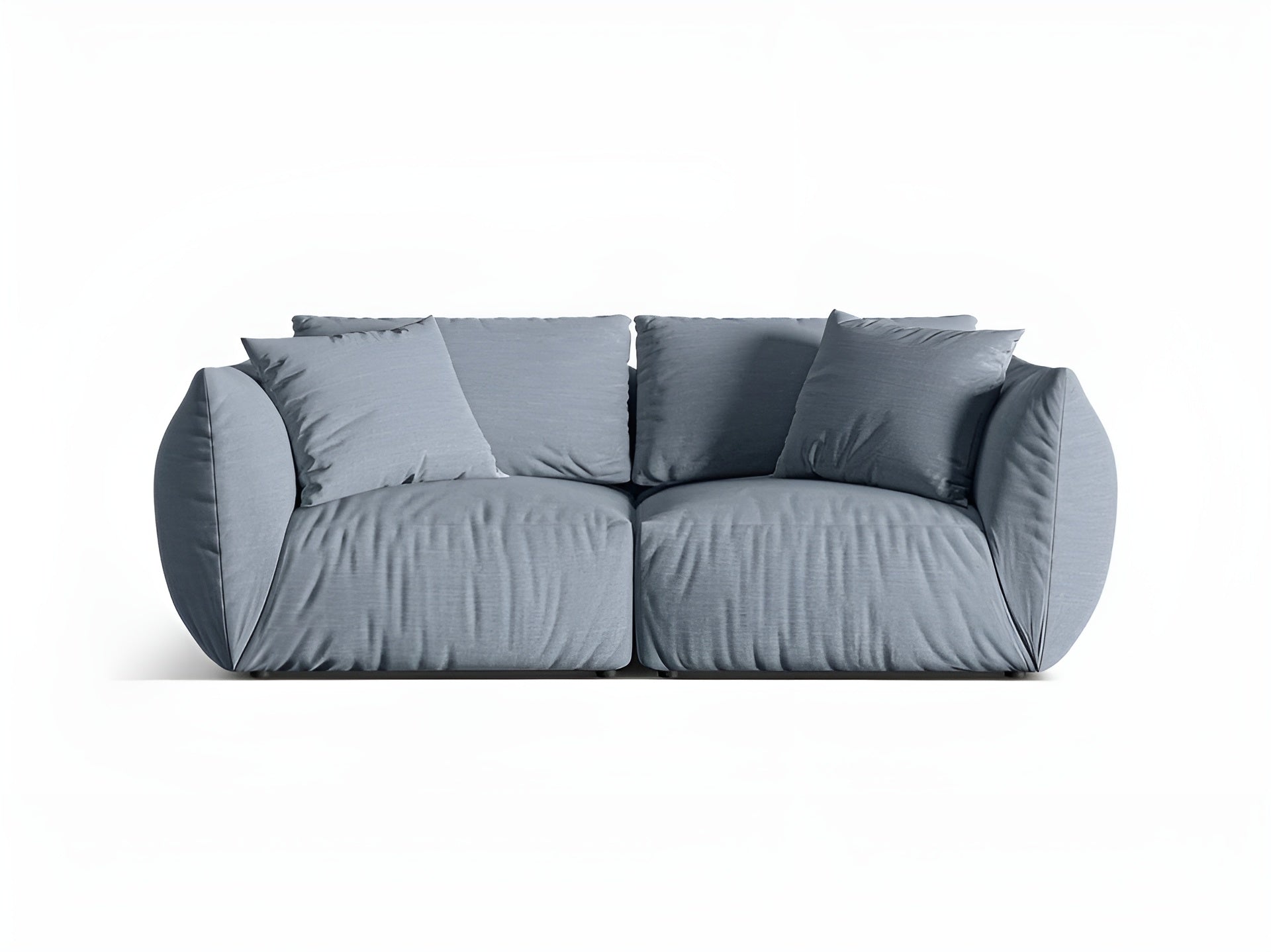 Sofa 3-zits CHRIS lichtblauw chenille