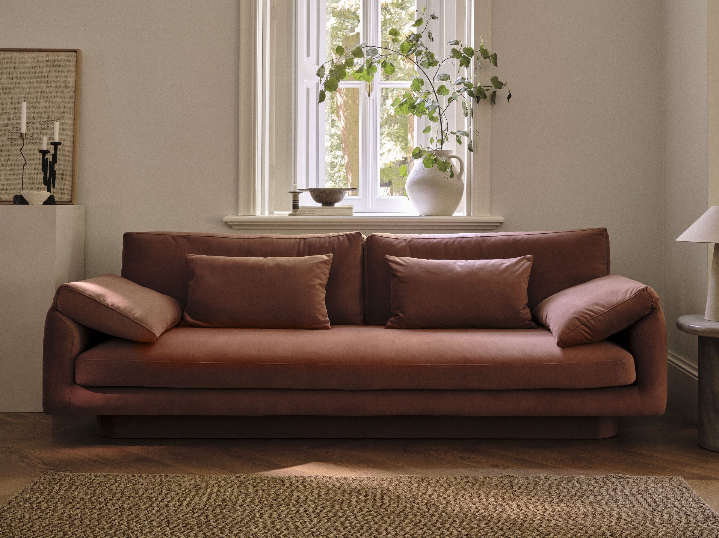 4-person sofa Torino green