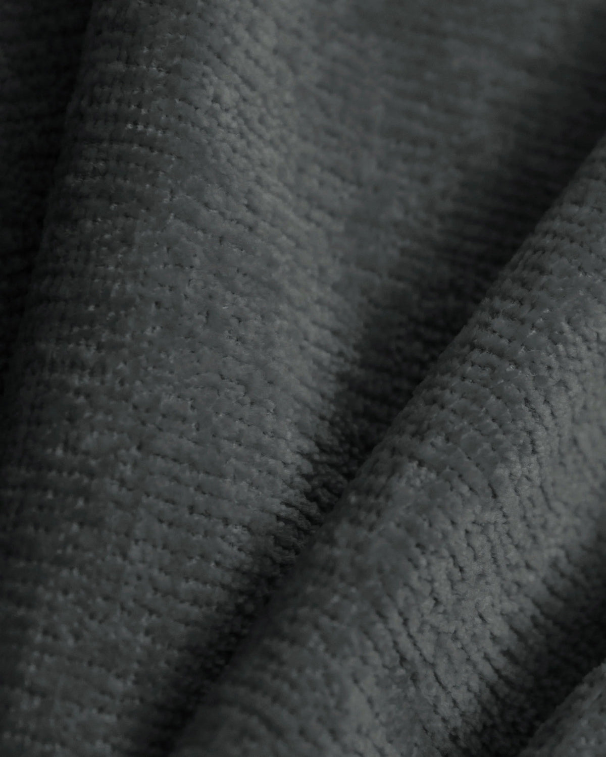 Bed met opbergruimte KAELLE grafietkleurig chenille