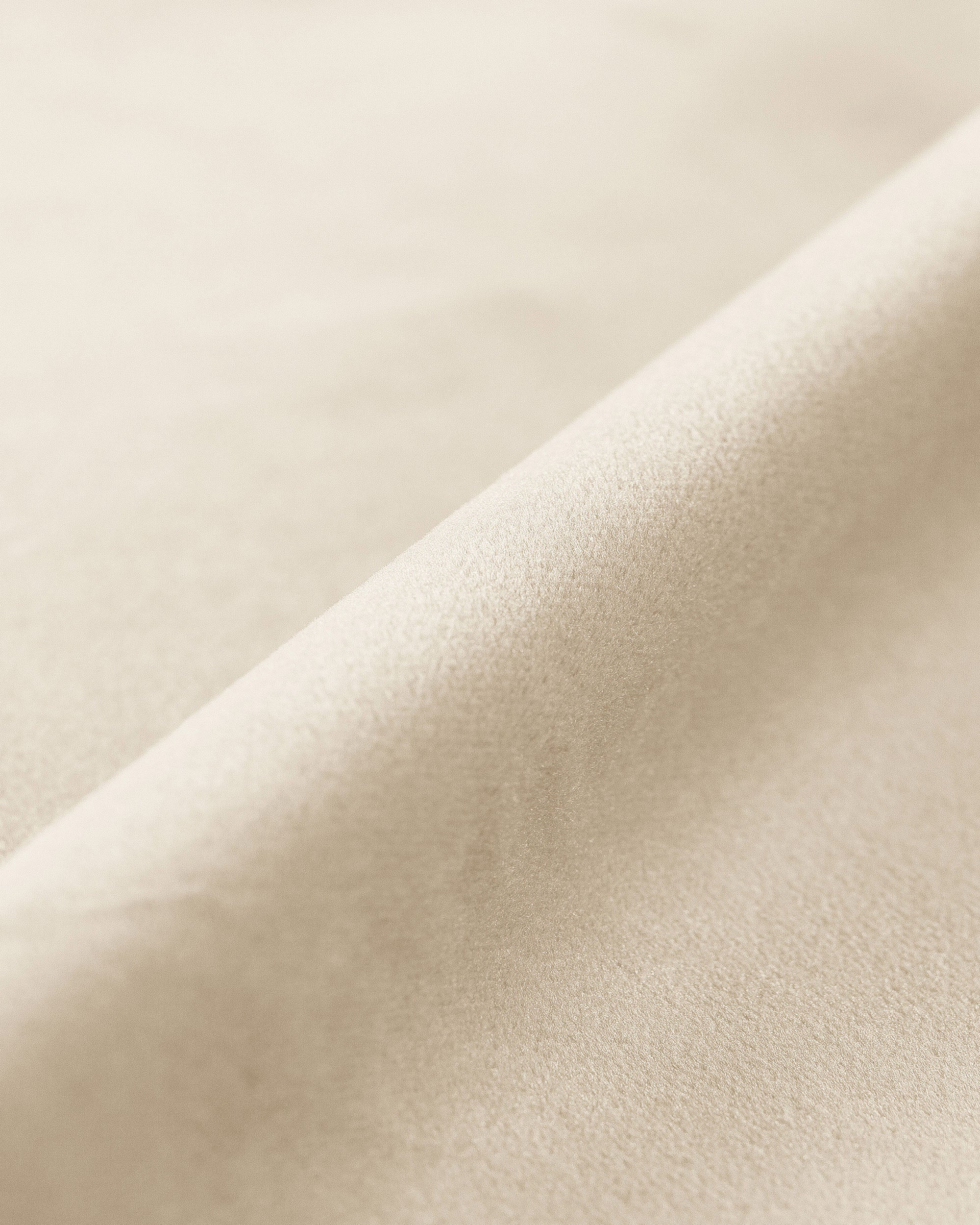 Velours bed met opbergruimte voor beddengoed ALLISON lichtbeige