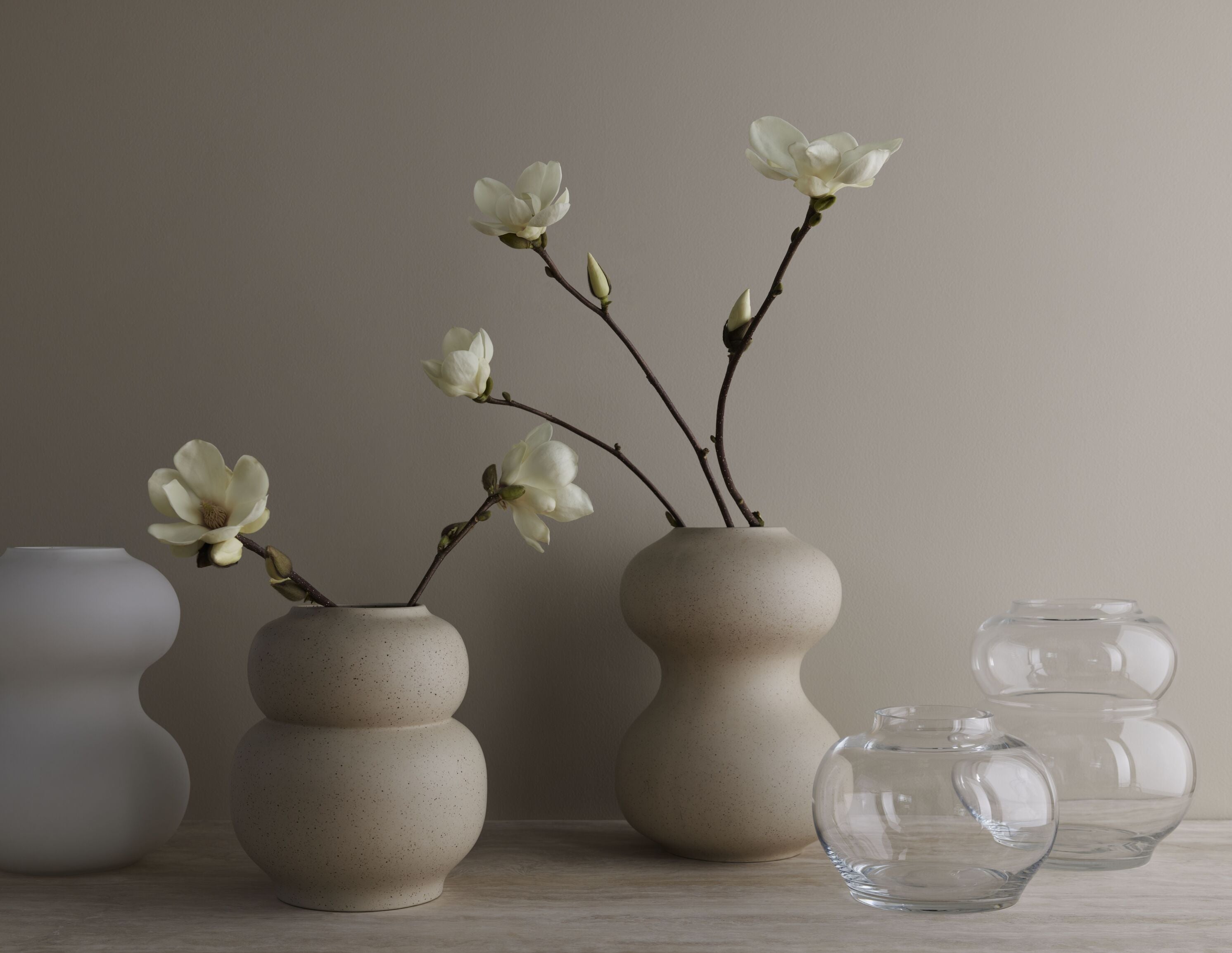 Mingei Vase Piaskowa Kamionka