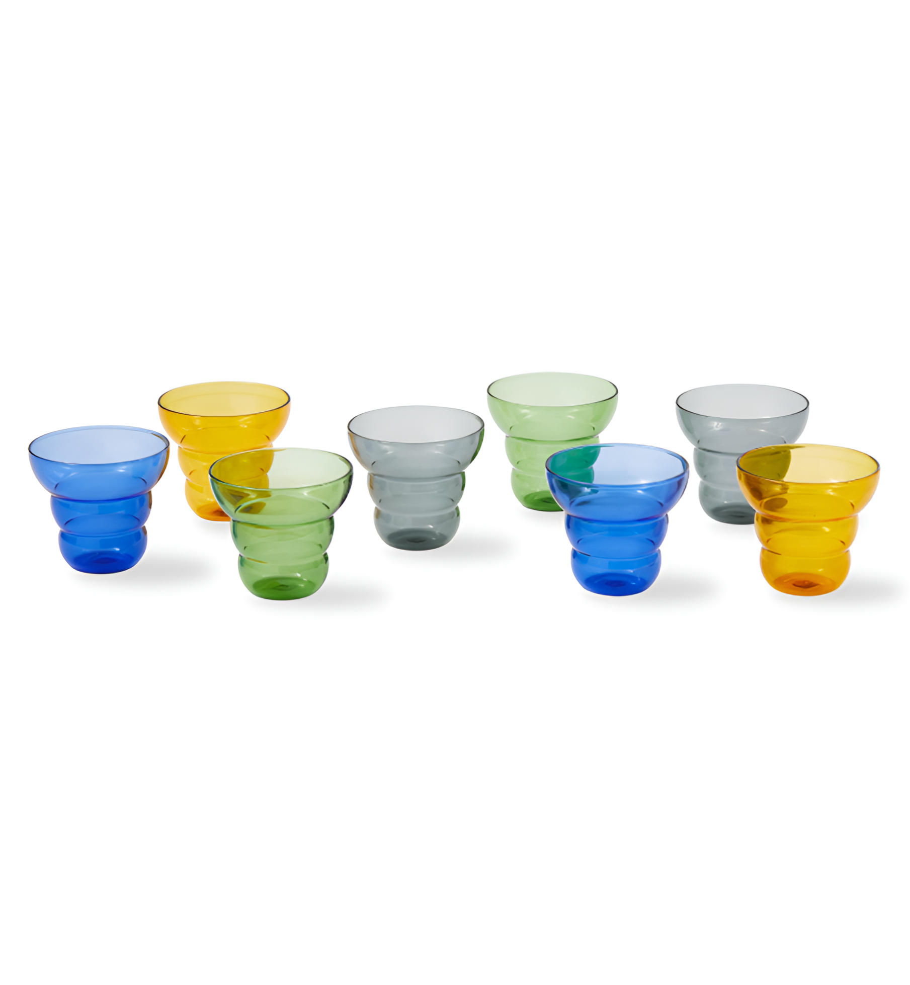 Set von Tassen MIZU KIRI dunkelgrün