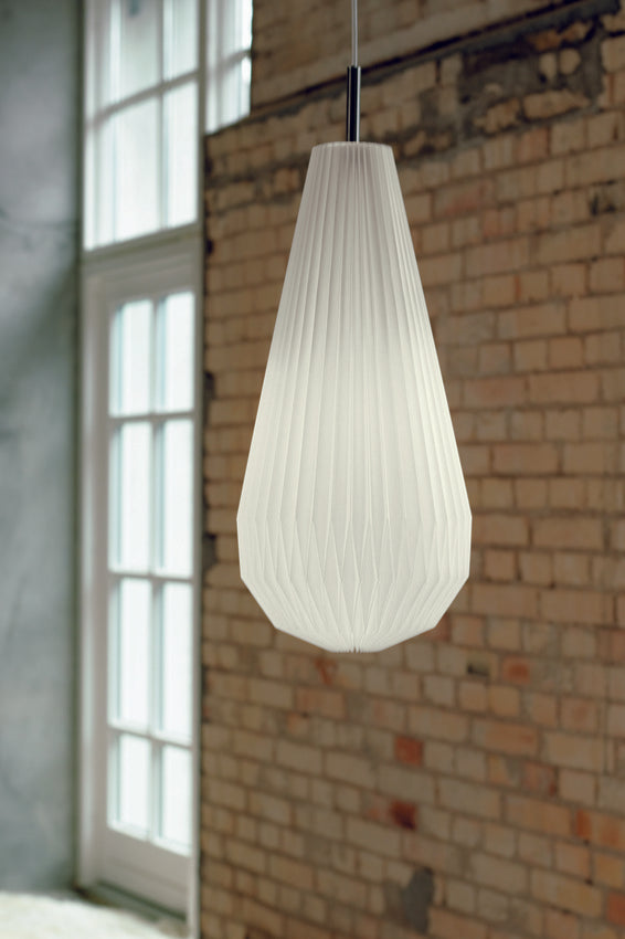 Hanging Lamp MODEL 181 COMET white with gold