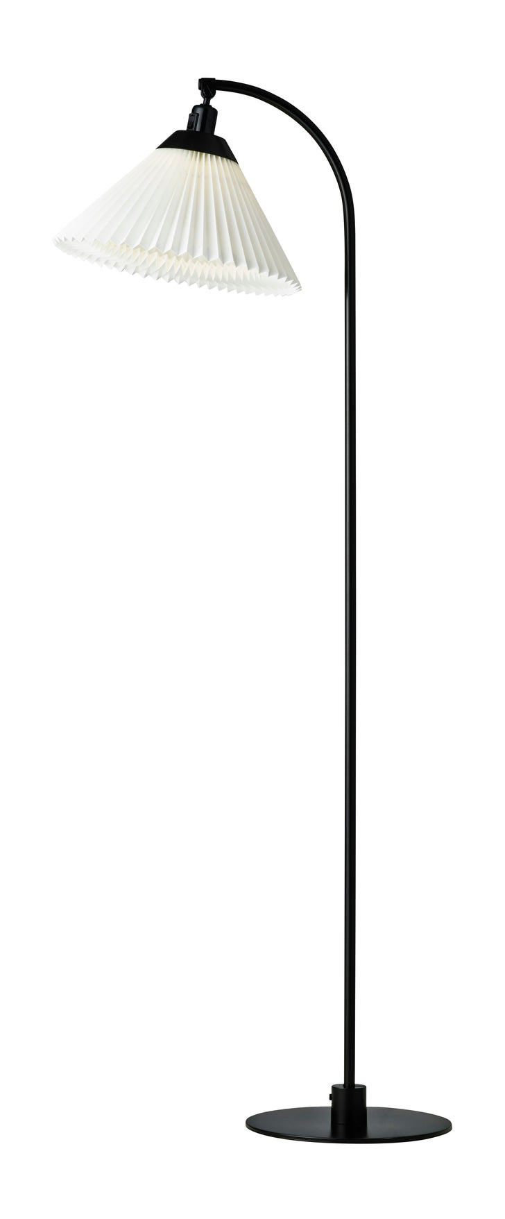 Vloerlamp MODEL 368 wit met zwarte voet