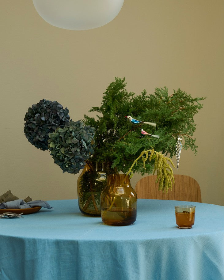 Amber SILENT Glass Vase