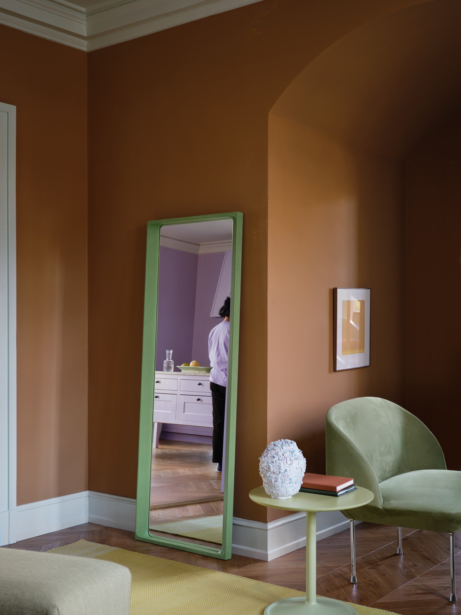 Zijtafel SOFT beige-groen