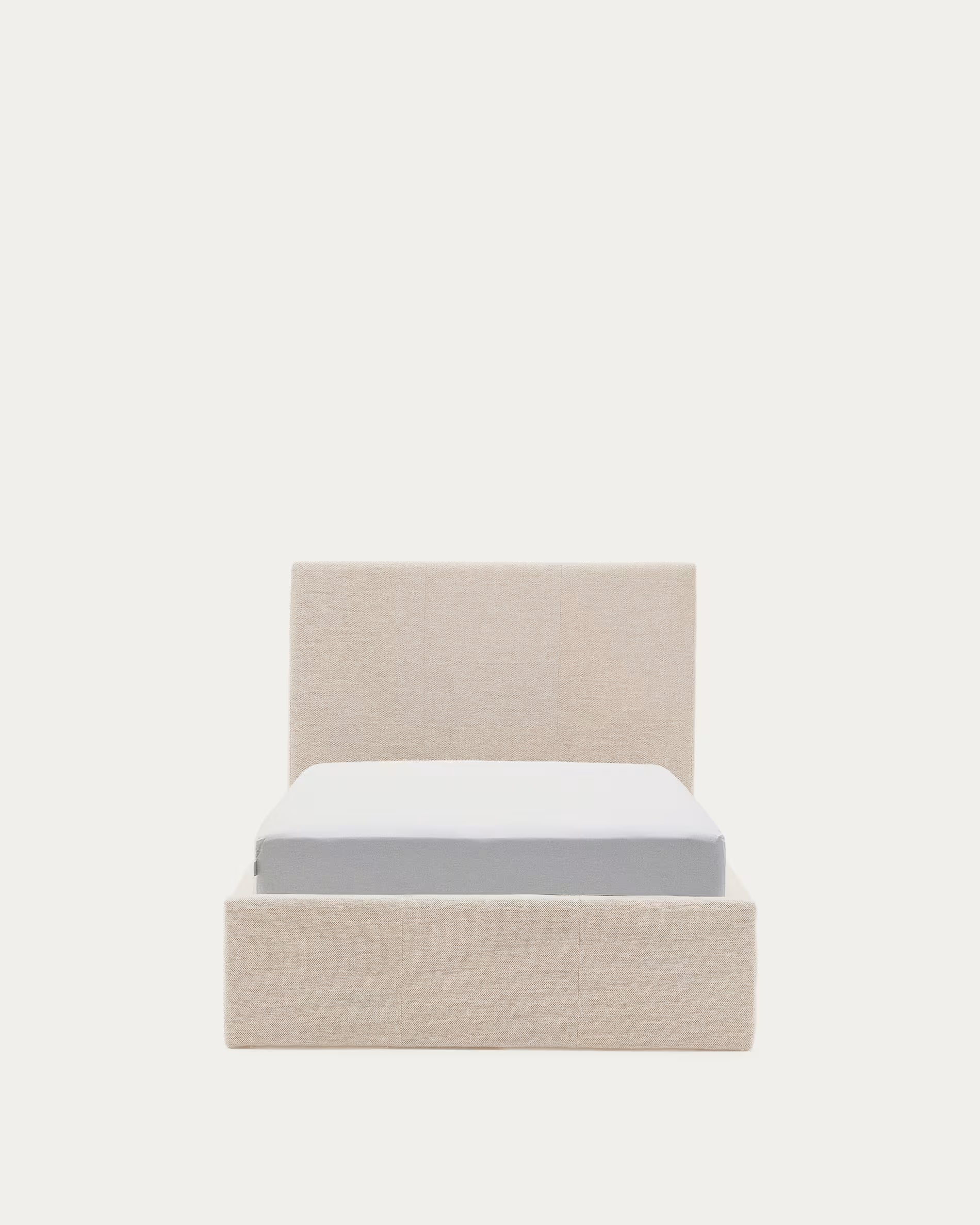 Bed met opbergruimte NAHIRI beige