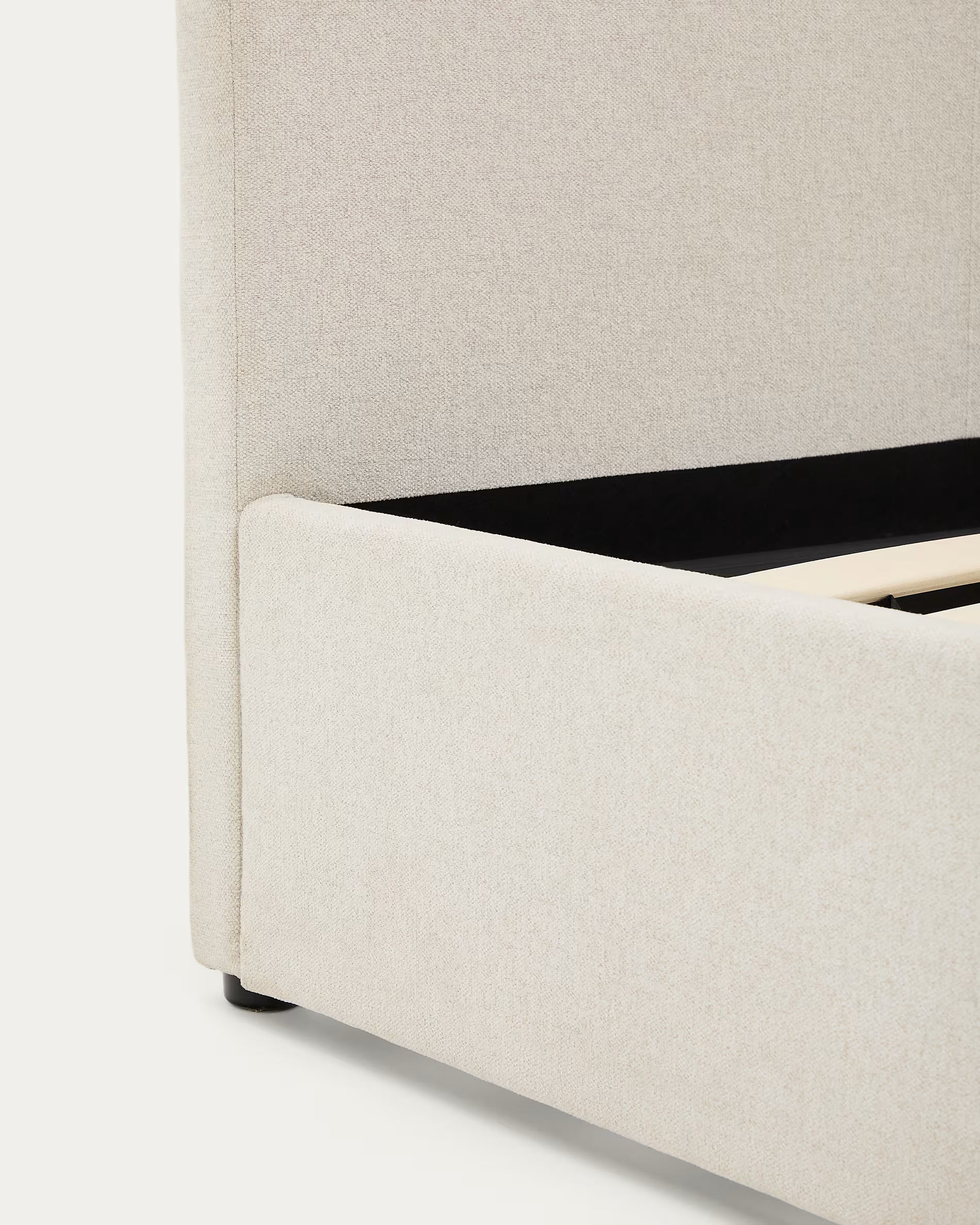 Bed met opbergruimte NAHIRI beige