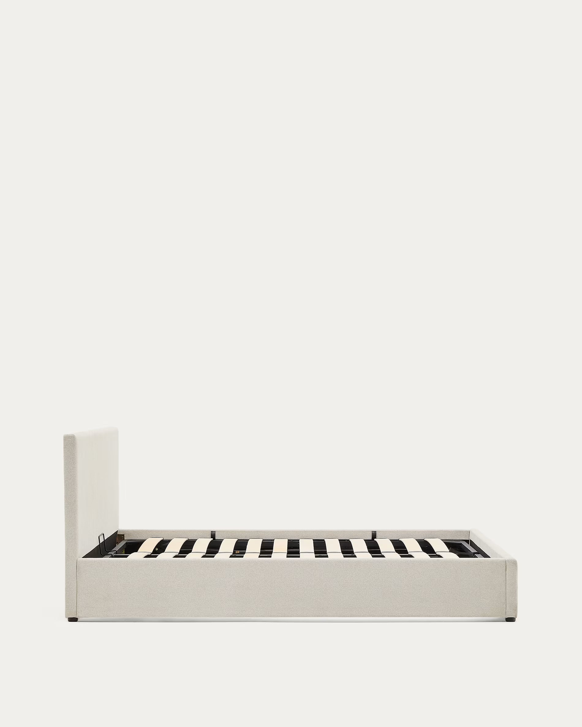 Bed met opbergruimte NAHIRI beige