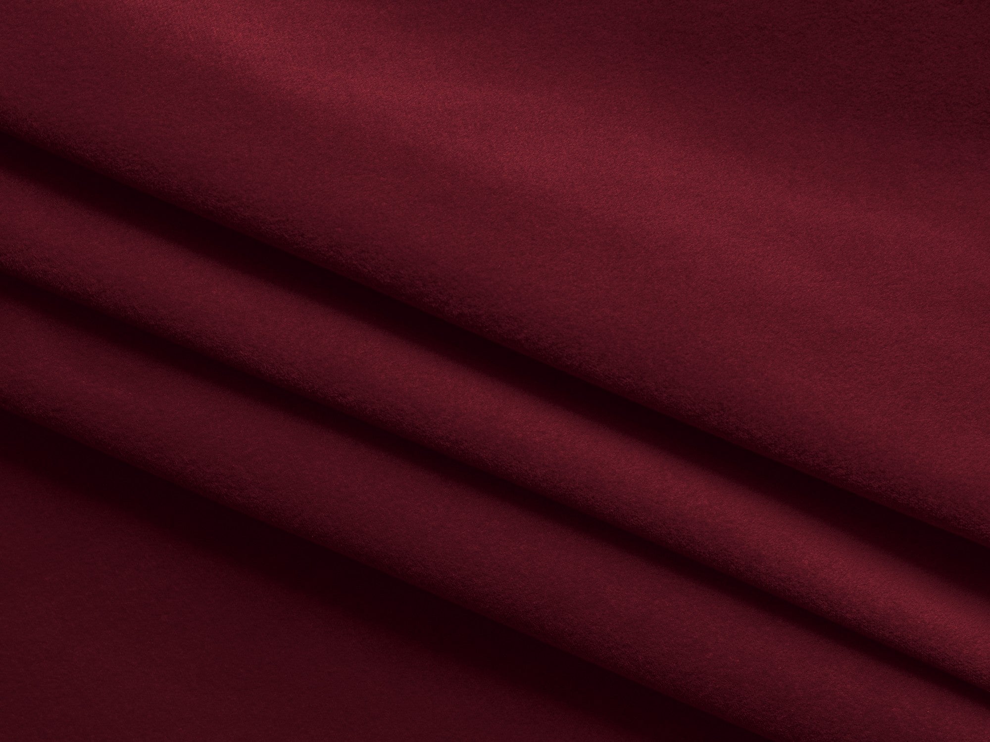 Burgundy Velvet Panoramic Corner Sofa with Sleeping Function NANEA