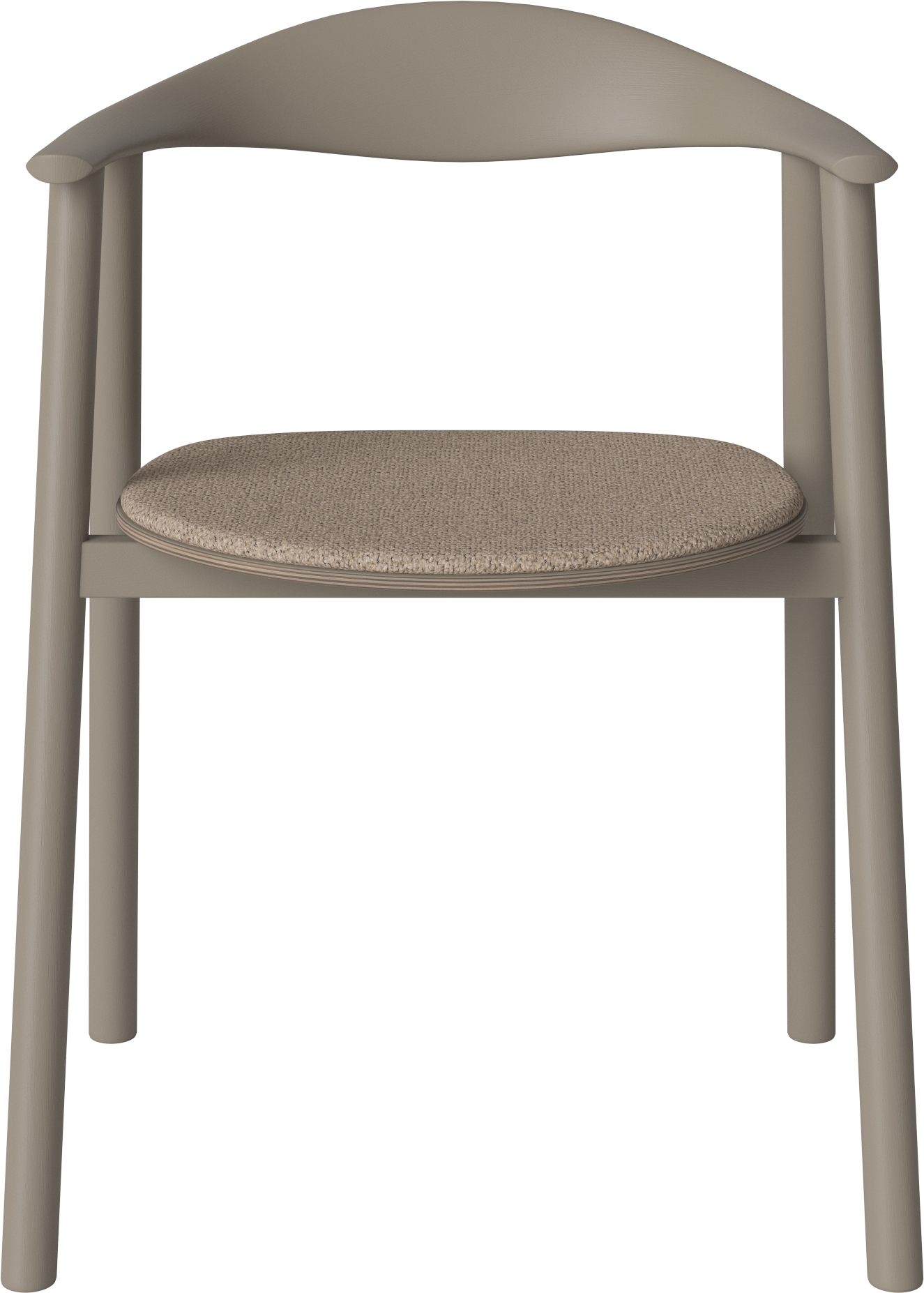 Stoel SWING grijsbruin eikenhout