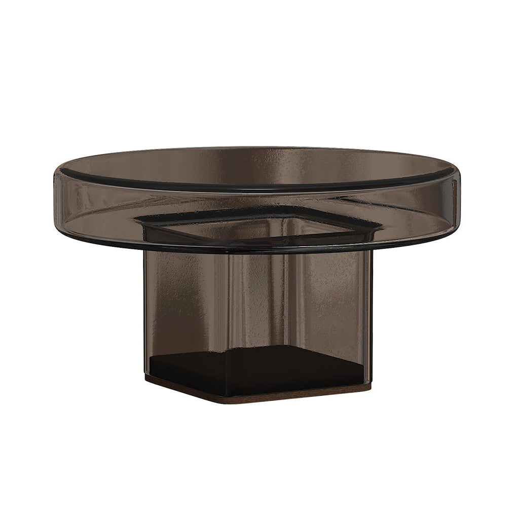 Koffietafel NAKED gerookt glas