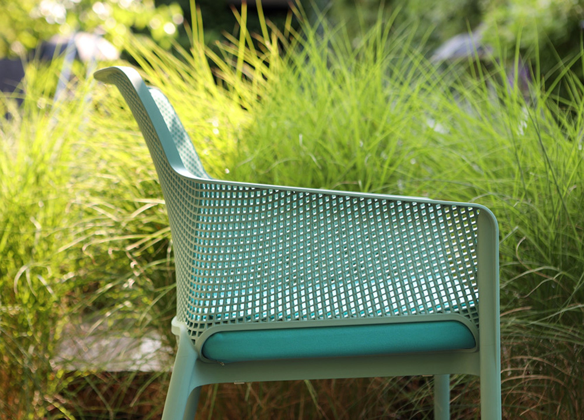 Turquoise Outdoor Bench NET