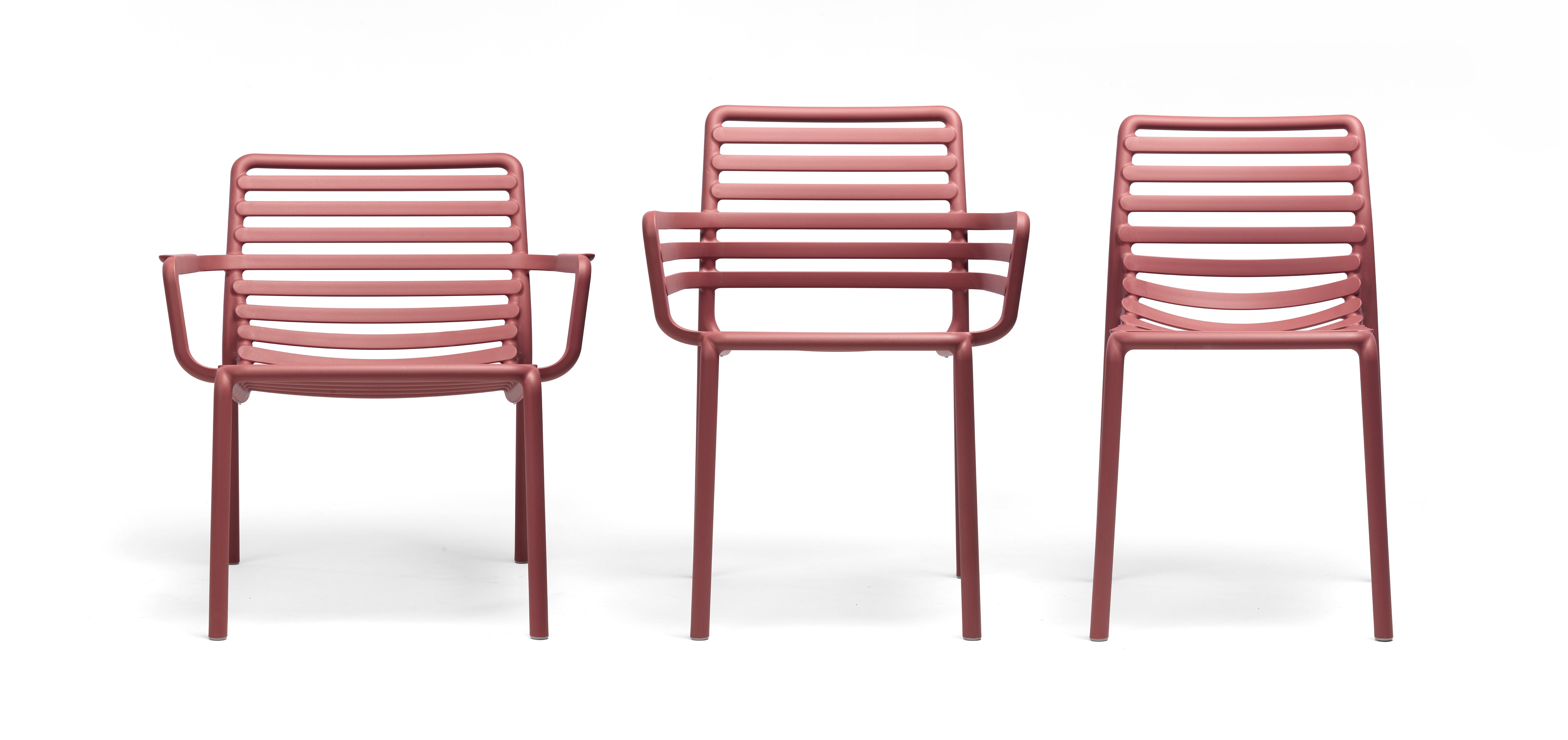 Außenstuhl mit Armlehnen DOGA birnenförmig