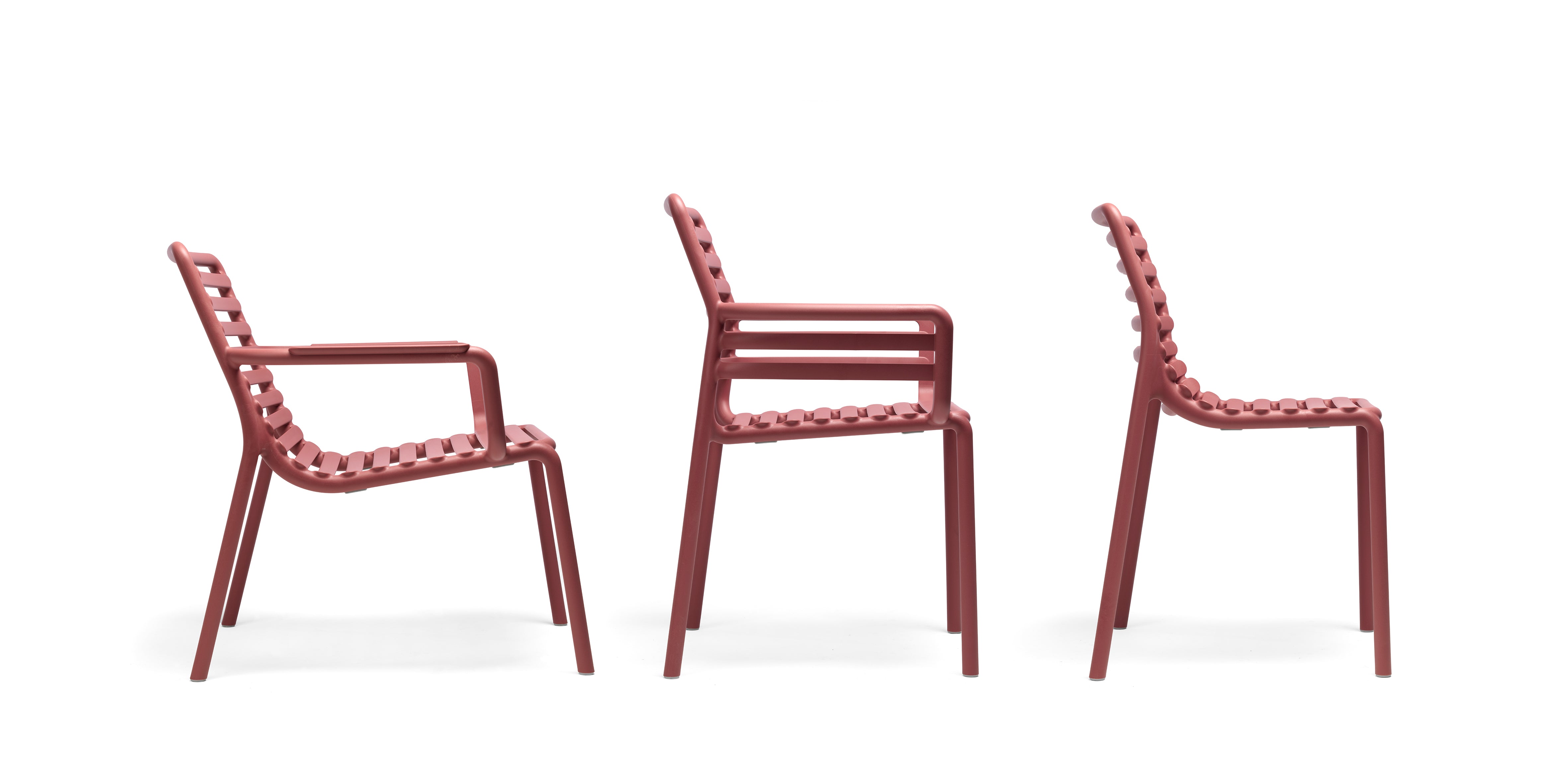 Außenstuhl mit Armlehnen DOGA birnenförmig