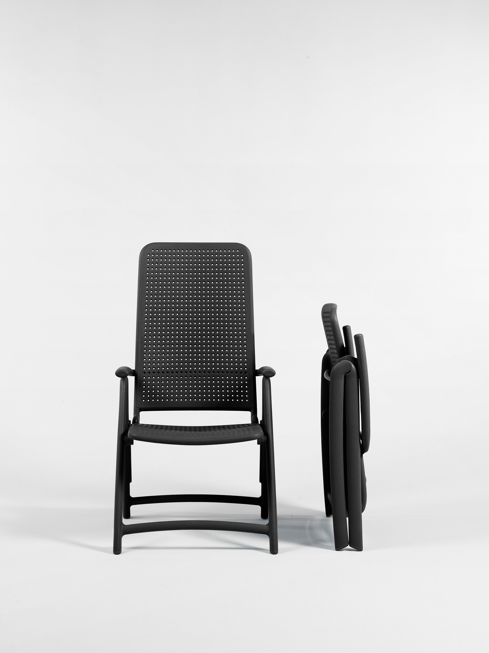 Opvouwbare buitenfauteuil DARSENA taupe